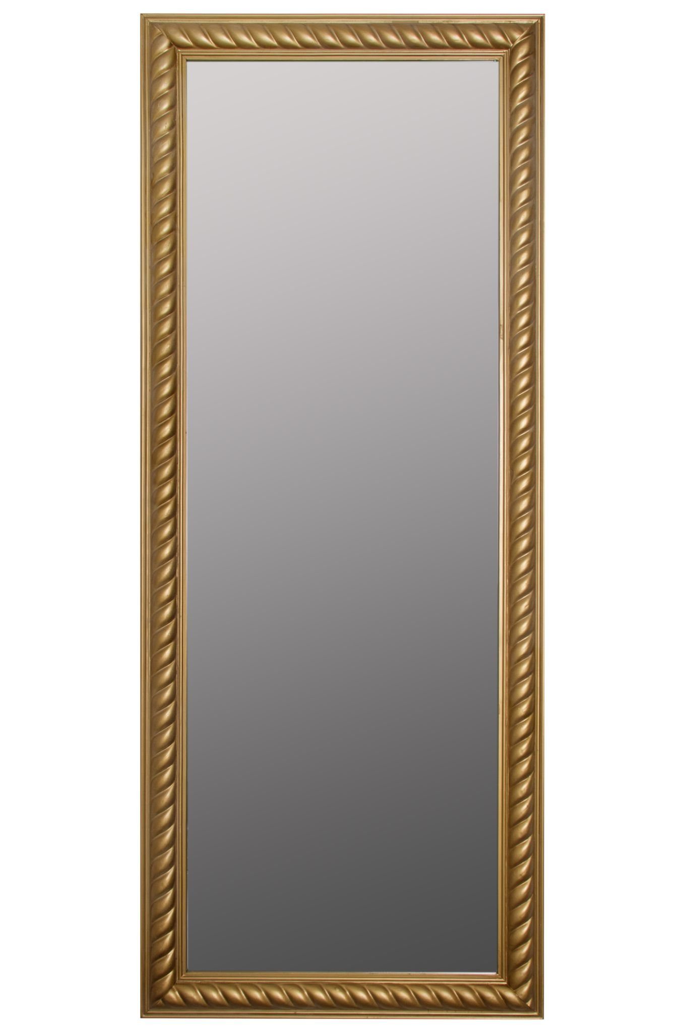 elbmöbel Wandspiegel Wandspiegel Spiegel Badezimmerspiegel, Wandspiegel: Kordelrahmen 60x150x7 cm holz gold vintage gold antik | gold
