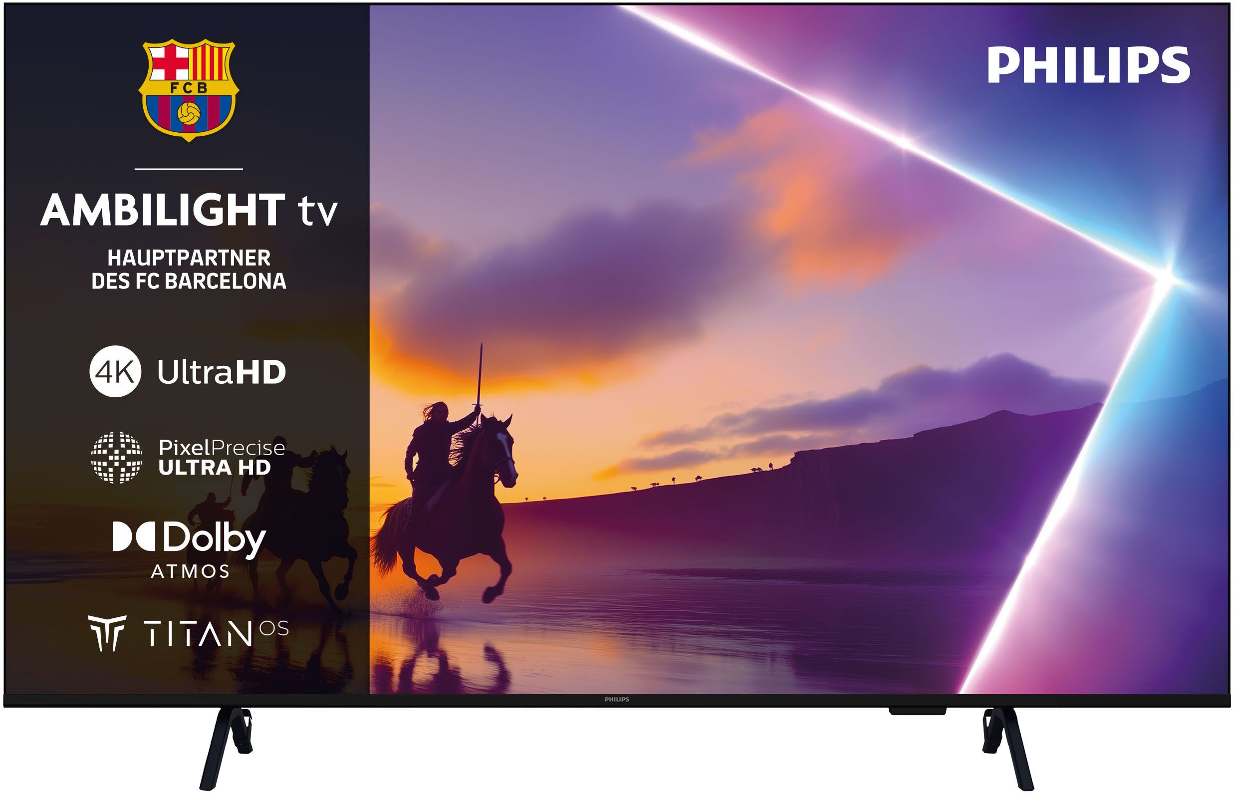 Philips 43PUS8400/12 QLED-Fernseher (108 cm/43 Zoll, 4K Ultra HD, Smart-TV)