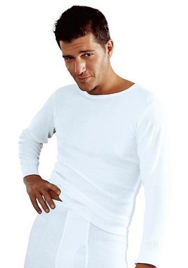 Clipper Unterhemd (2-St) schlichtes Basic, Unterziehshirt - in Doppelripp, Langarmshirt