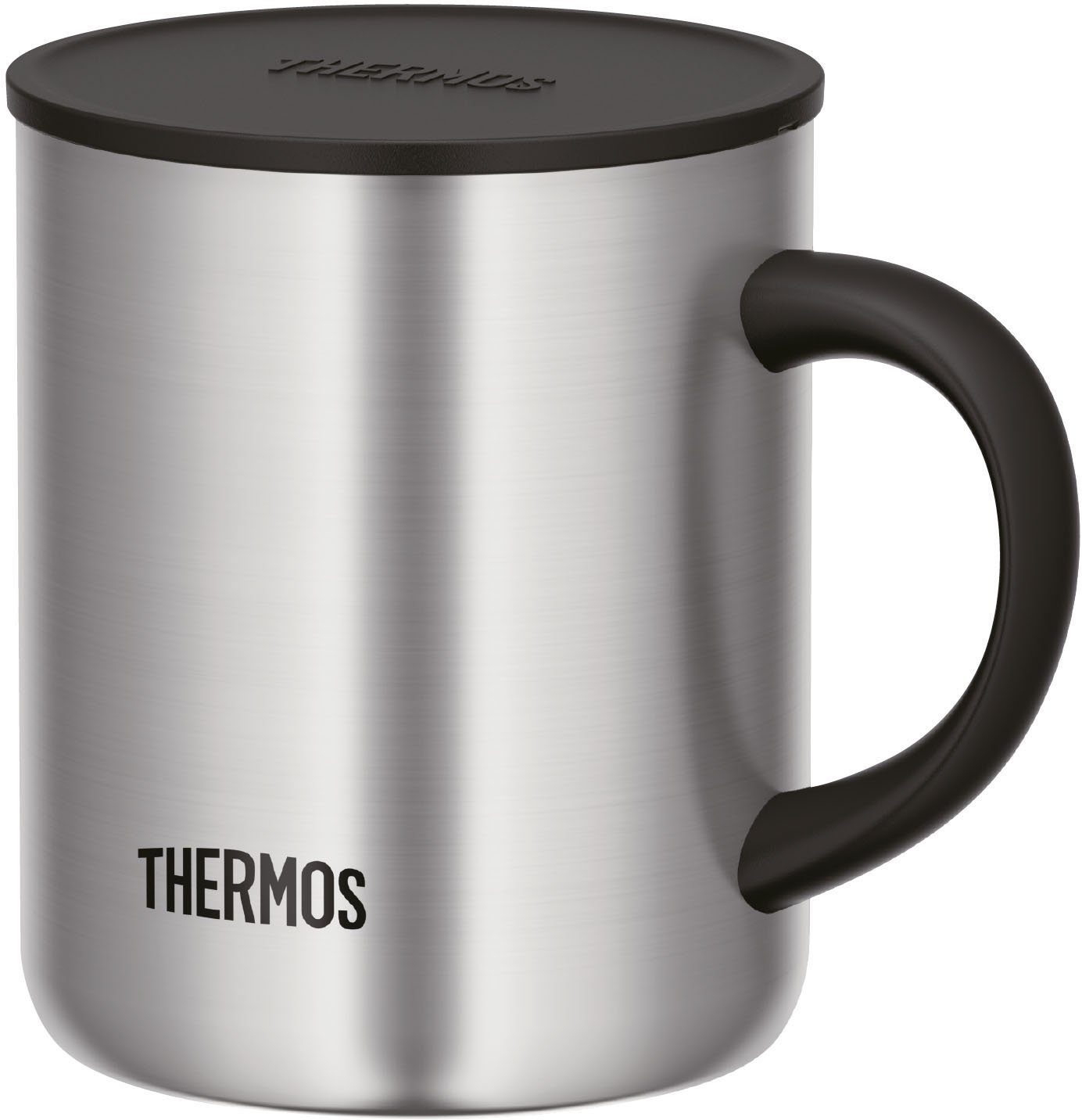 THERMOS Tasse Longlife, Edelstahl, doppelwandig, 0,35 Liter, mit Deckel