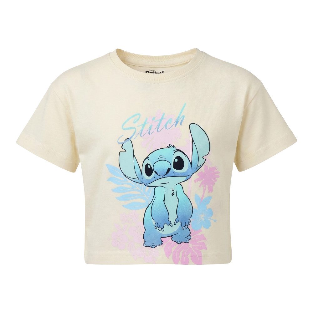 Print-Shirt Disney Stitch Kinder Mädchen T-Shirt Kurzarm Shirt