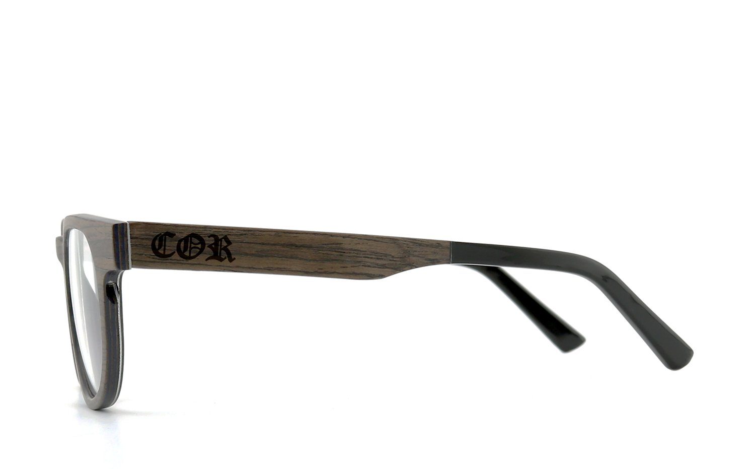 COR Brille COR005 Bügel Holzbrille, mit Flex-Scharnieren