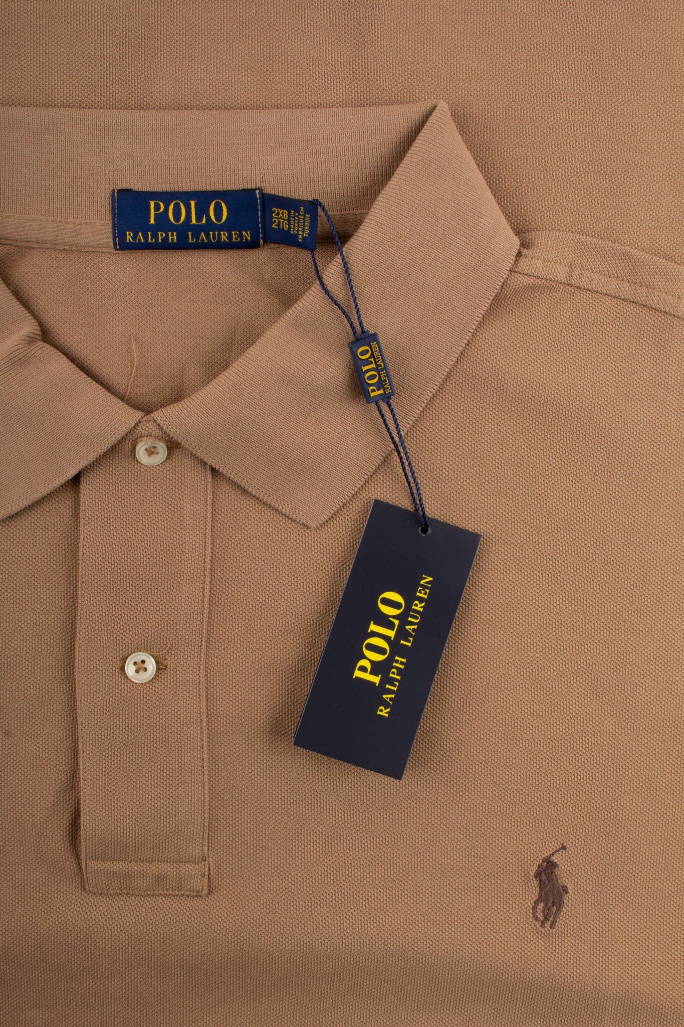 Poloshirt Braun Poloshirt Poloshirt Ralph Classic – Hellbraun Herren Lauren Herren Fit Lauren Ralph -