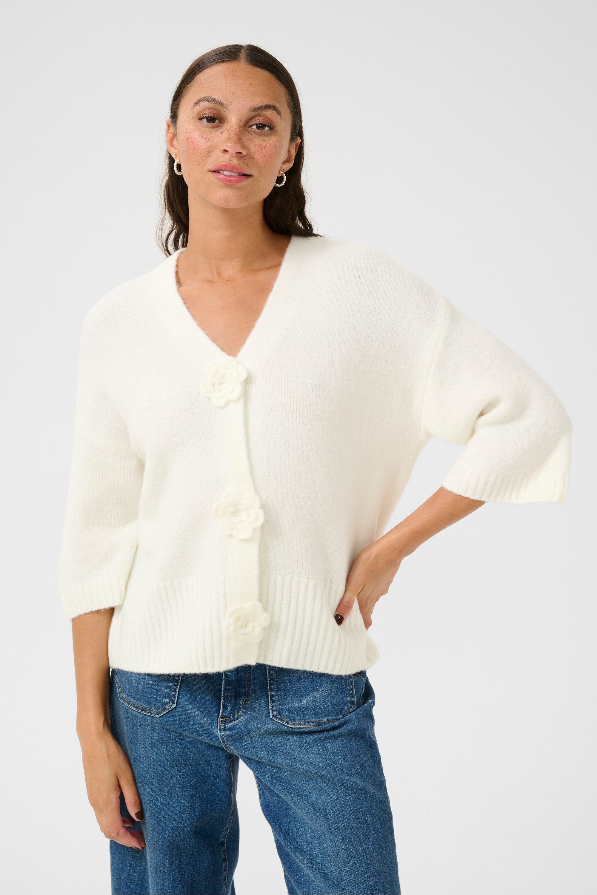 KAFFE Cardigan Strickjacke KArosie günstig online kaufen