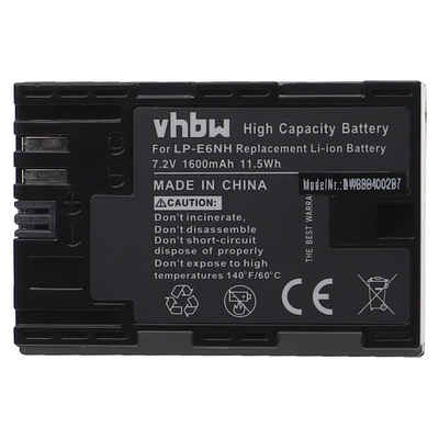 vhbw passend für Blackmagic Pocket Cinema 4K, Micro Studio Camera 4K, Micro Kamera-Akku 1600 mAh