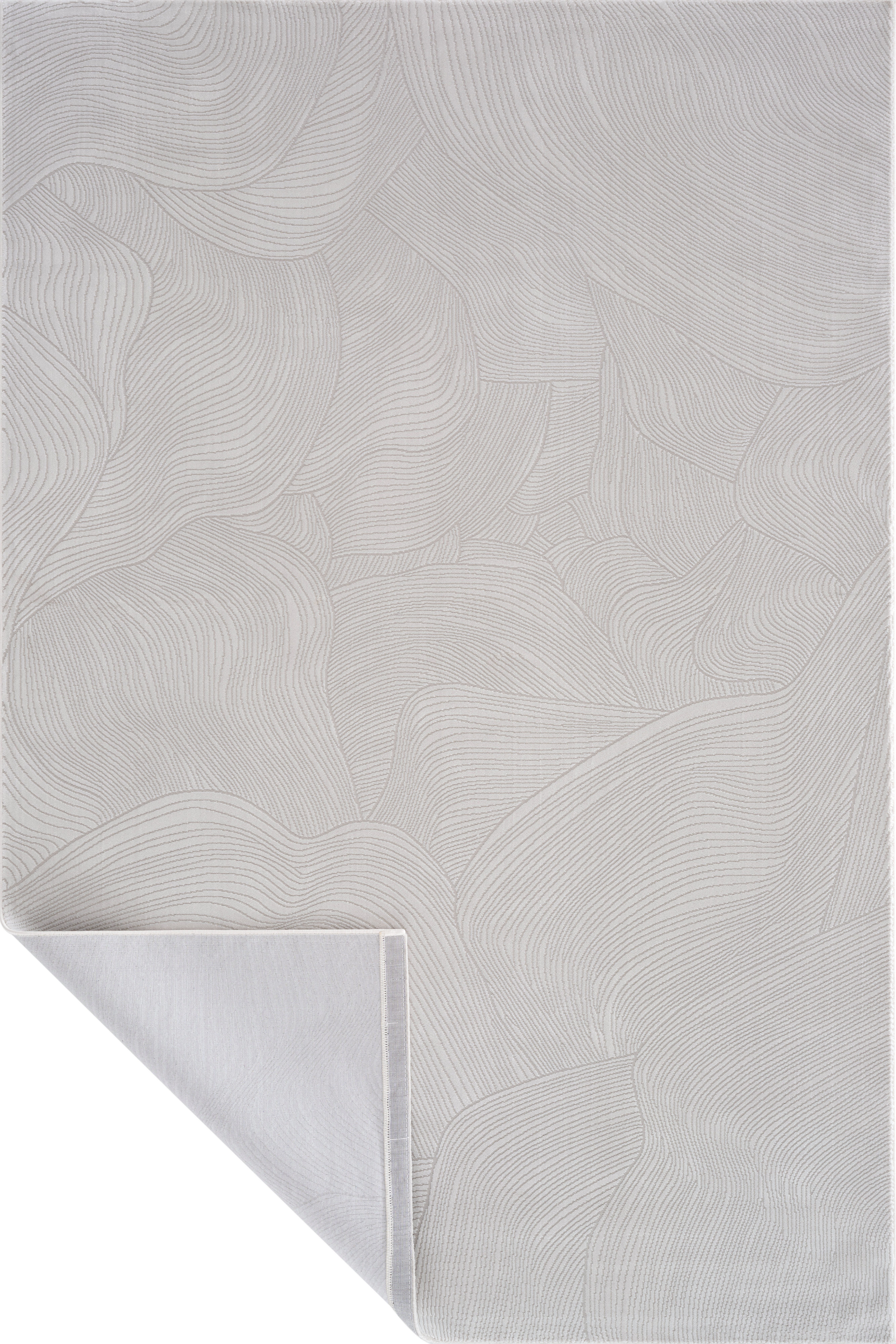 Calvin Klein home Teppich Essential, Designerteppich, Wellendesign, rechteckig, Höhe: 7 mm, modern, elegantes Muster, Wohnzimmer, Schlafzimmer, Esszimmer