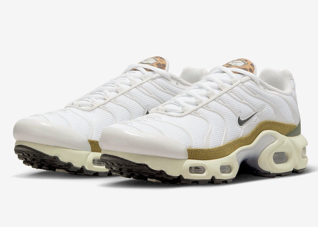 Nike Air Max Plus White Leopard Khaki Sneaker Damen GroBe EUR 39 Sneaker limitierte Auflage