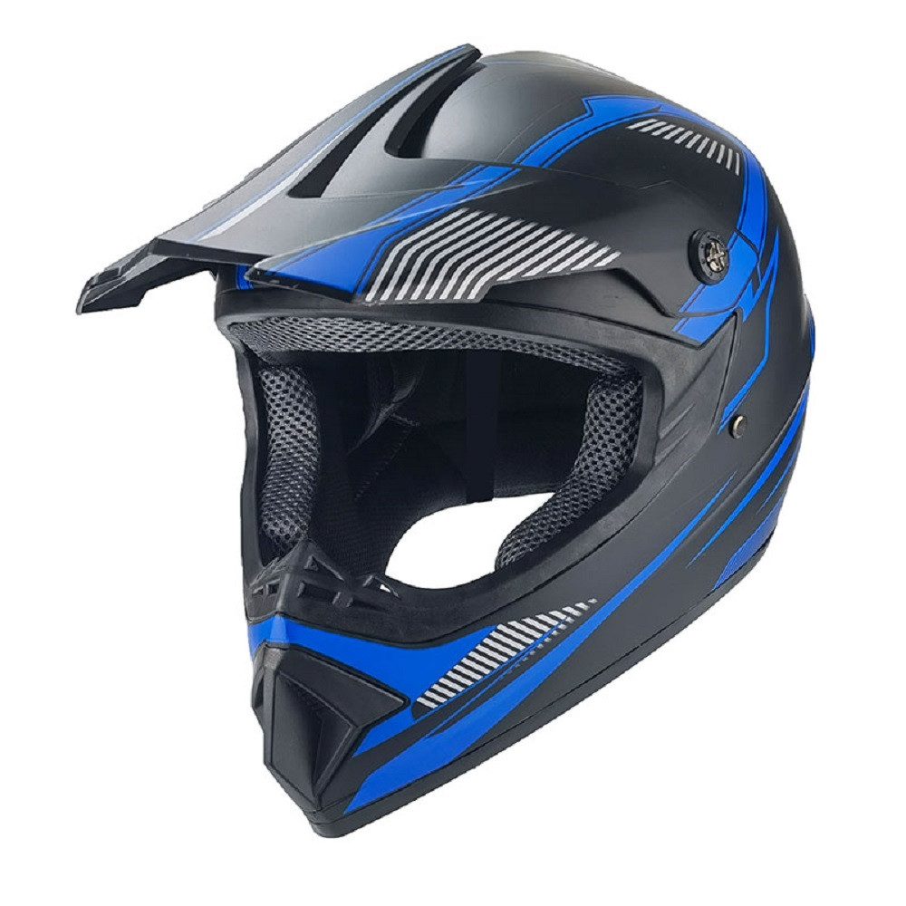 FunSport-Factory Motocrosshelm Shadow Kinder Crosshelm Motocross Helm Kinder Motorradhelm Offroad