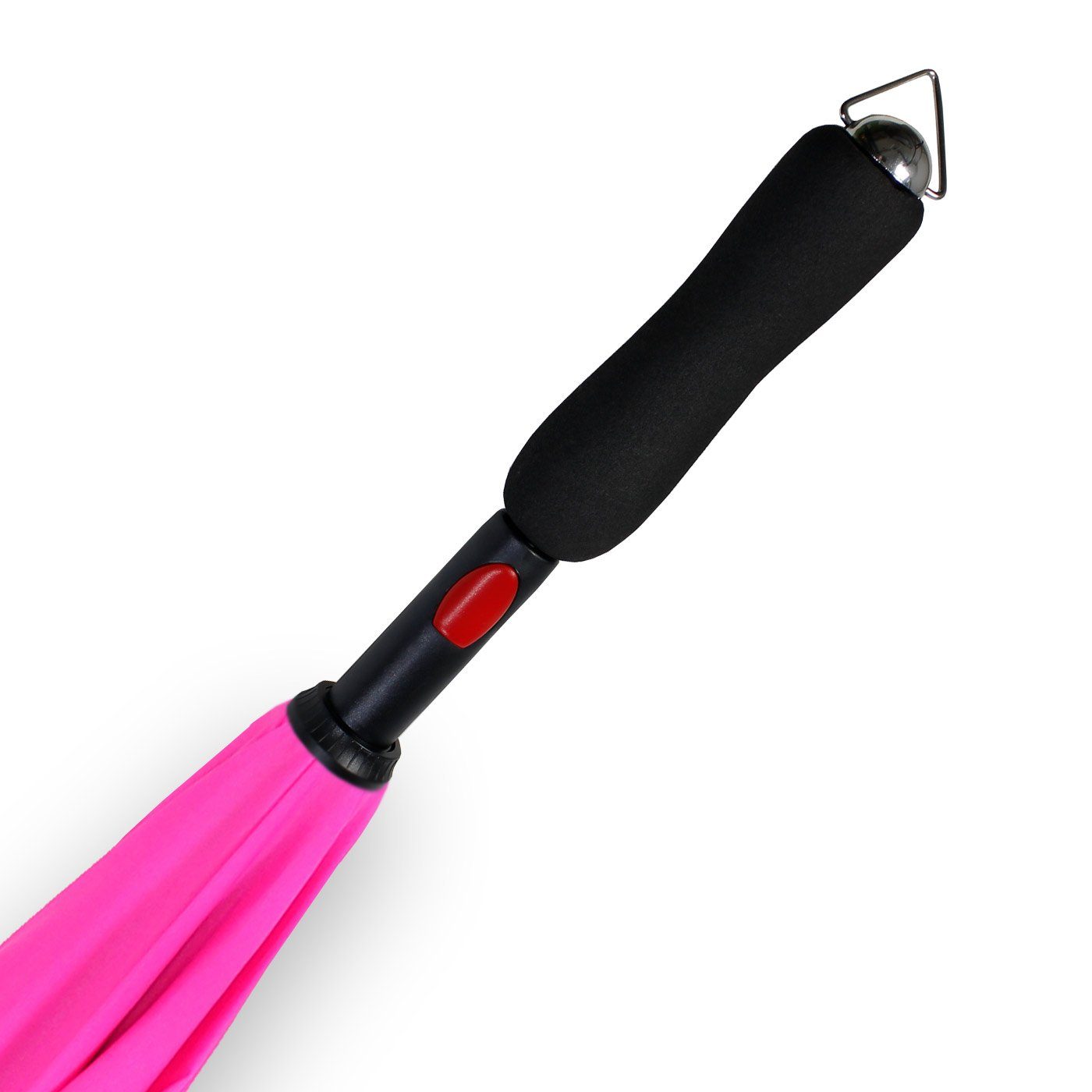 iX-brella Stockregenschirm Reverse-Schirm mit Auf-Automatik und Schirmhülle, öffnet sich verkehrt herum