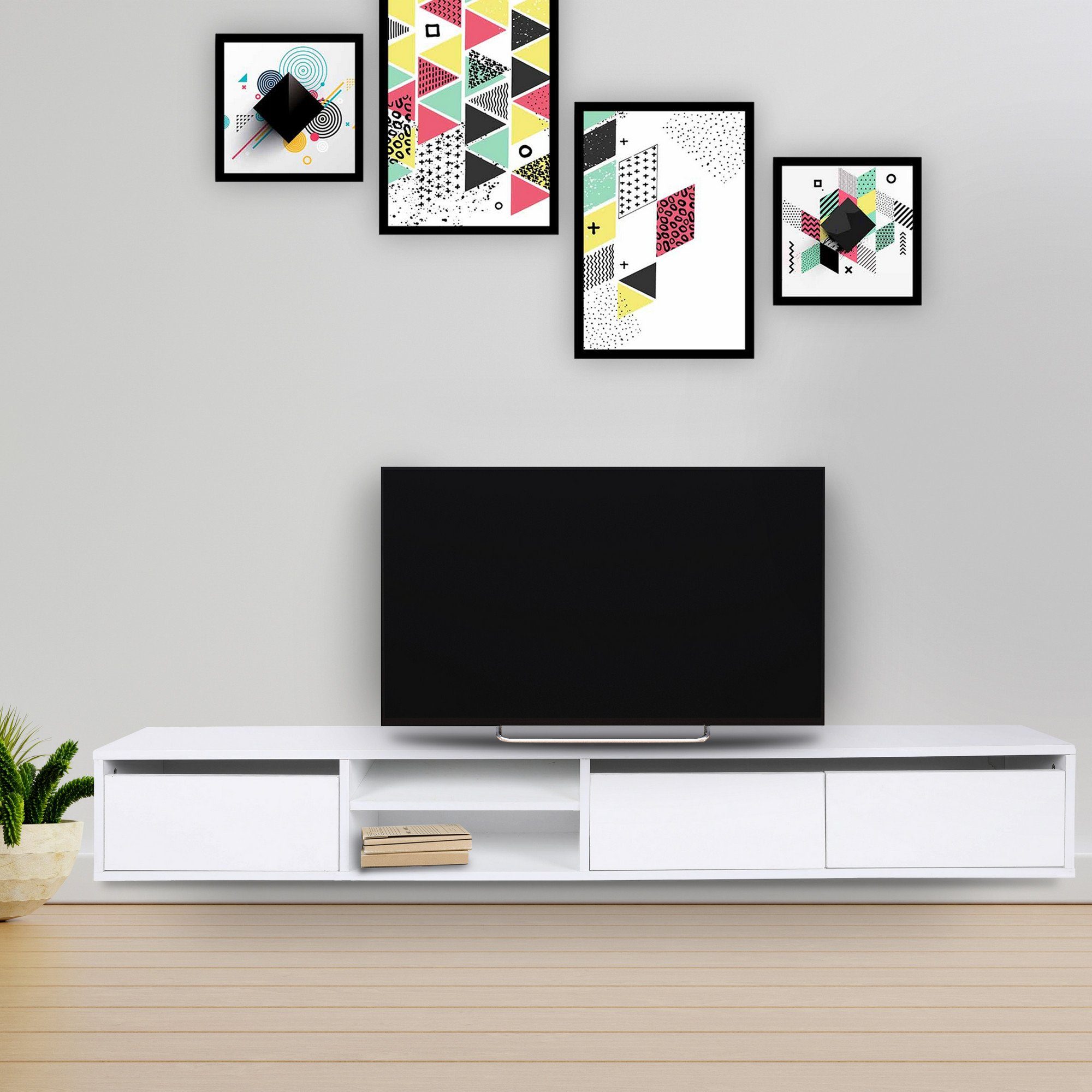 Skye Decor TV-Schrank Schränke, 30x180x25 cm, 100% Melaminbeschichtete Partikelplatte