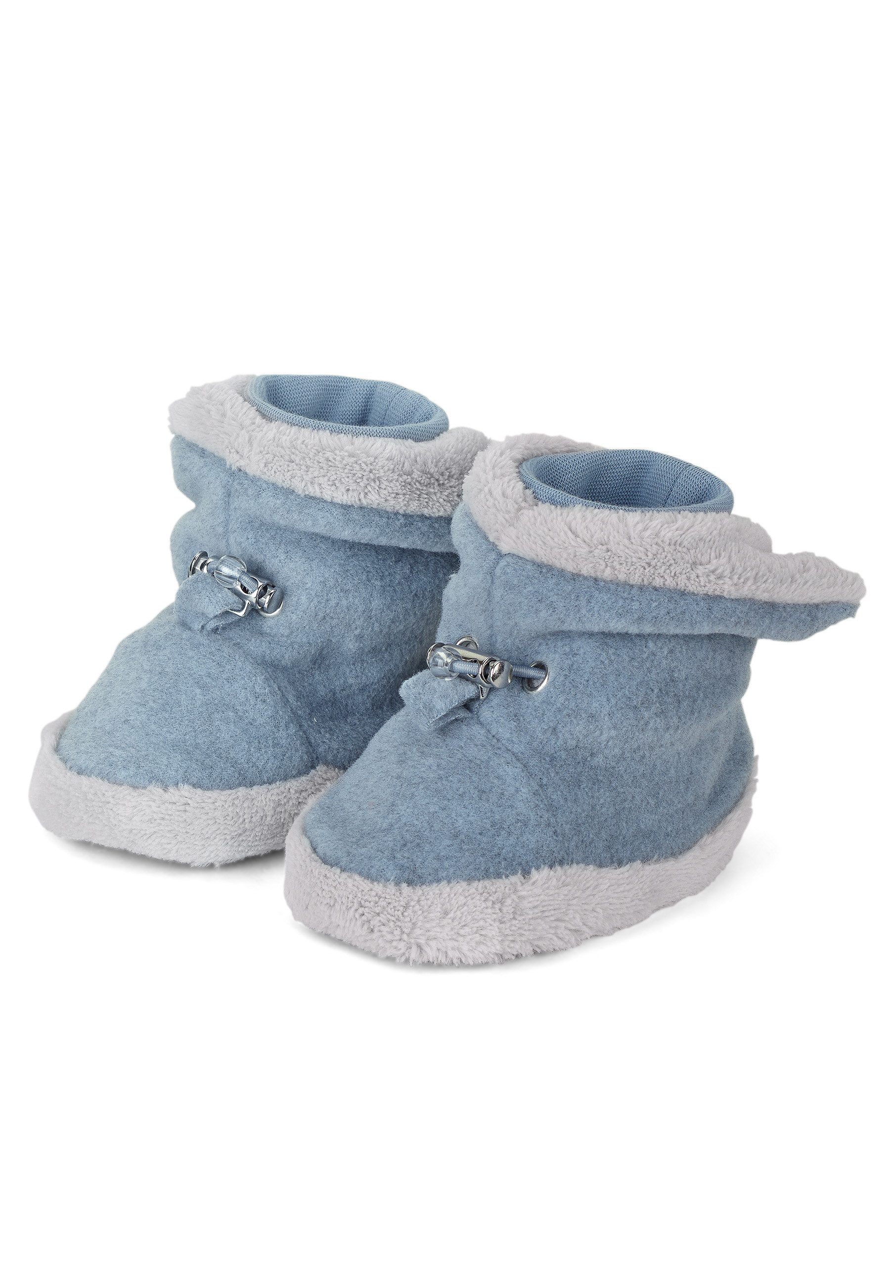 Sterntaler® Baby Stiefel uni Outdoorschuh Microfleece Baby-Stiefel, Teddy-Futter, Kordelstopper, rutschfest