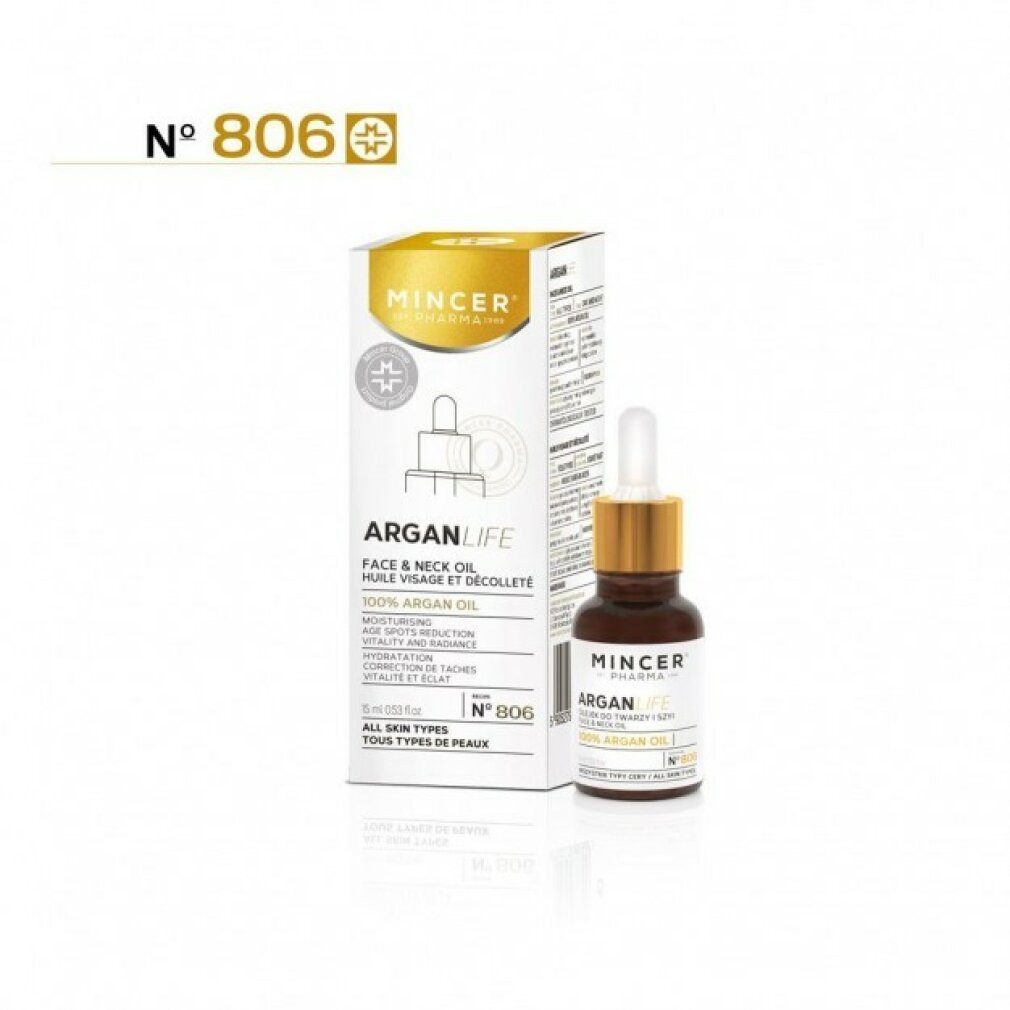 Elfa Pharm Körperöl Mincer Pharma Argan Life 100% Arganöl für Gesicht und Hals Nr.806 15ml