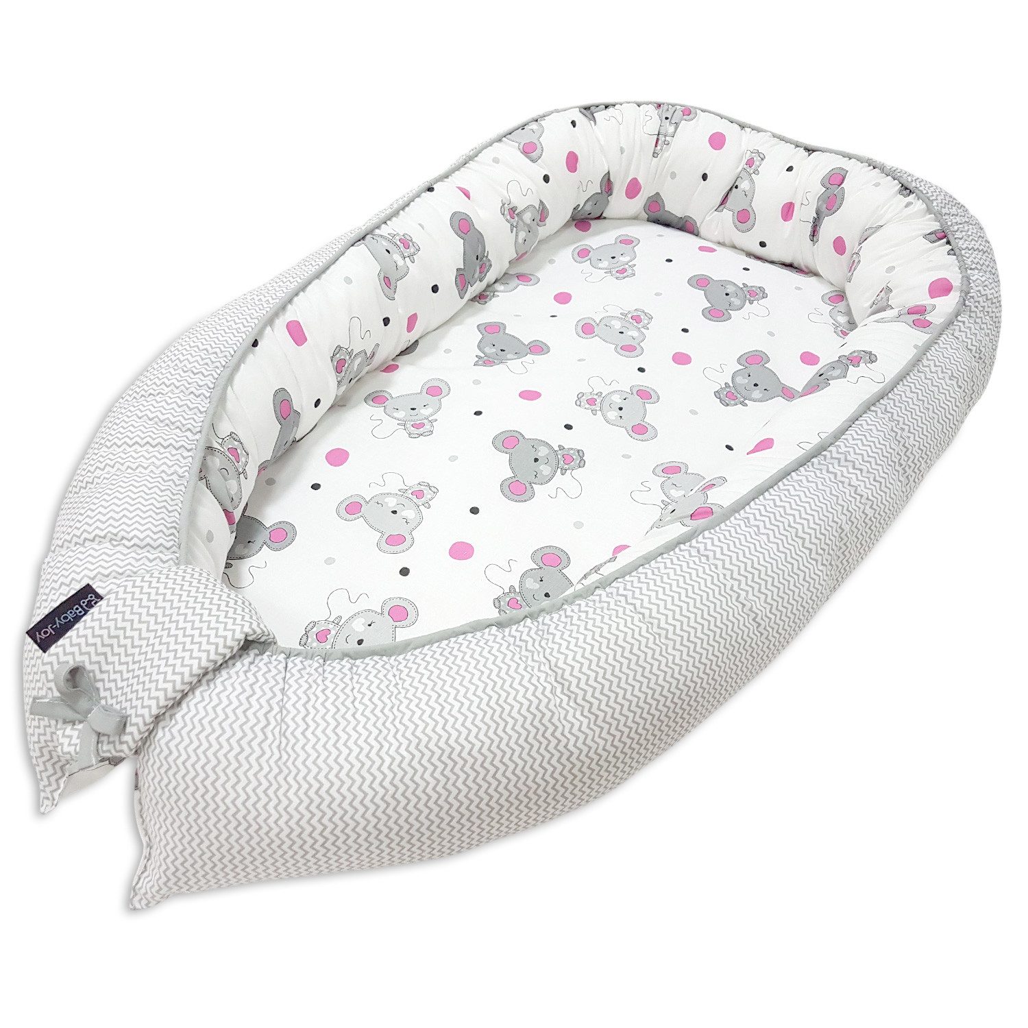 Baby-Joy Babyschlafsack Babynest Kokon ZICK ZACK günstig online kaufen