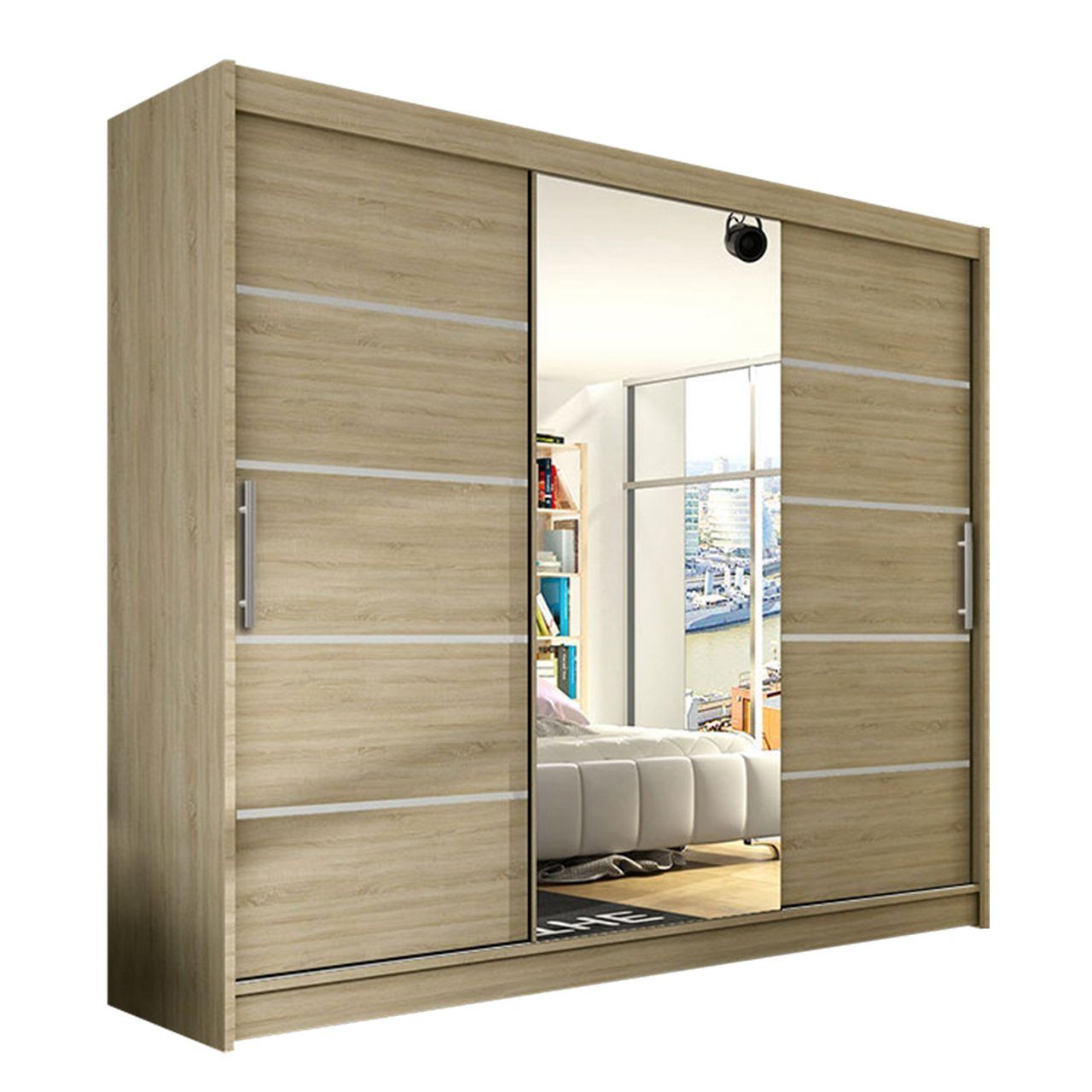MIRJAN24 Kleiderschrank Aston VI (mit Schiebetüren günstig online kaufen