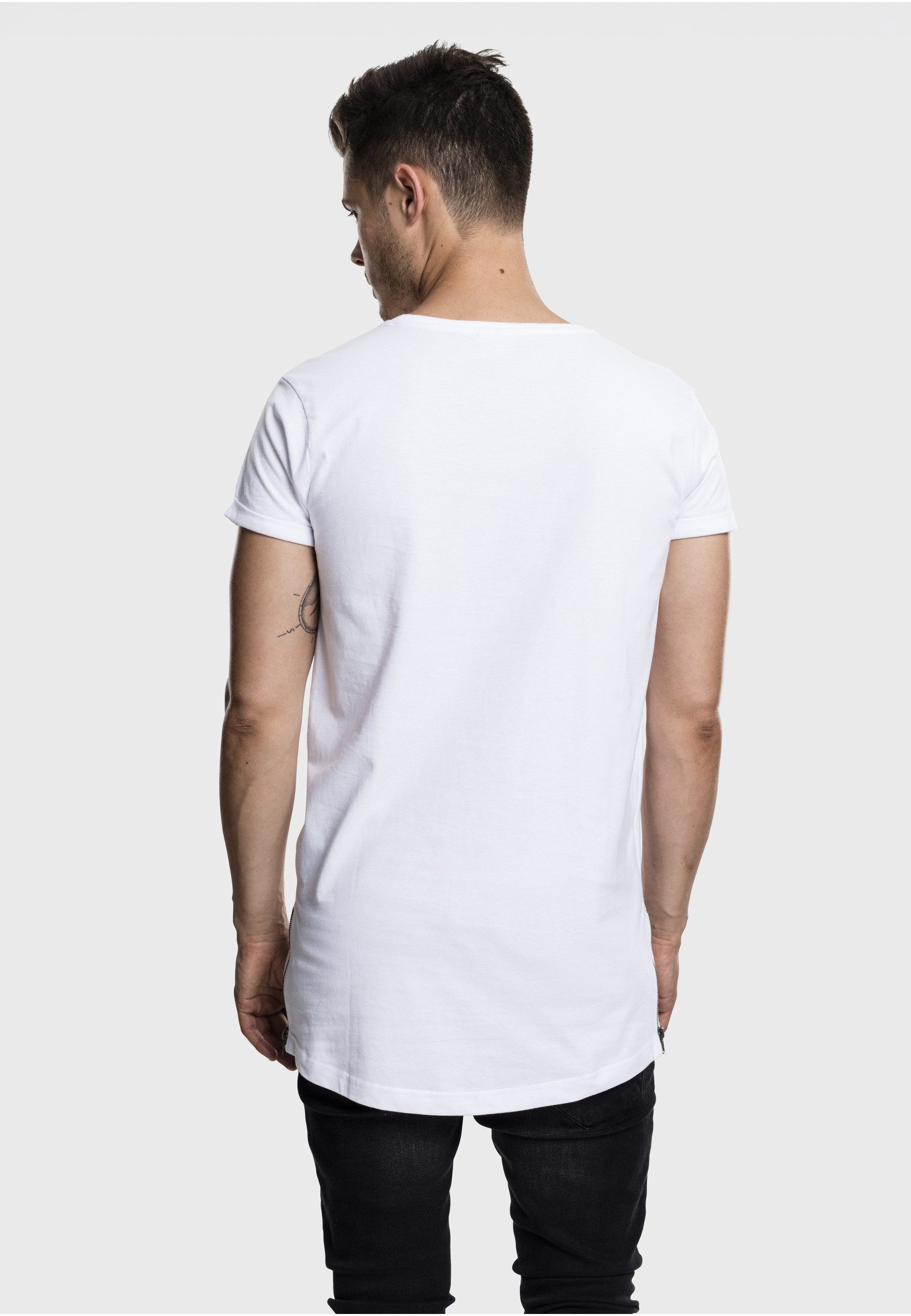 URBAN CLASSICS Longshirt Urban Classics Herren Long Shaped Side Zip Tee (1-tlg) – Bild 5 von 5