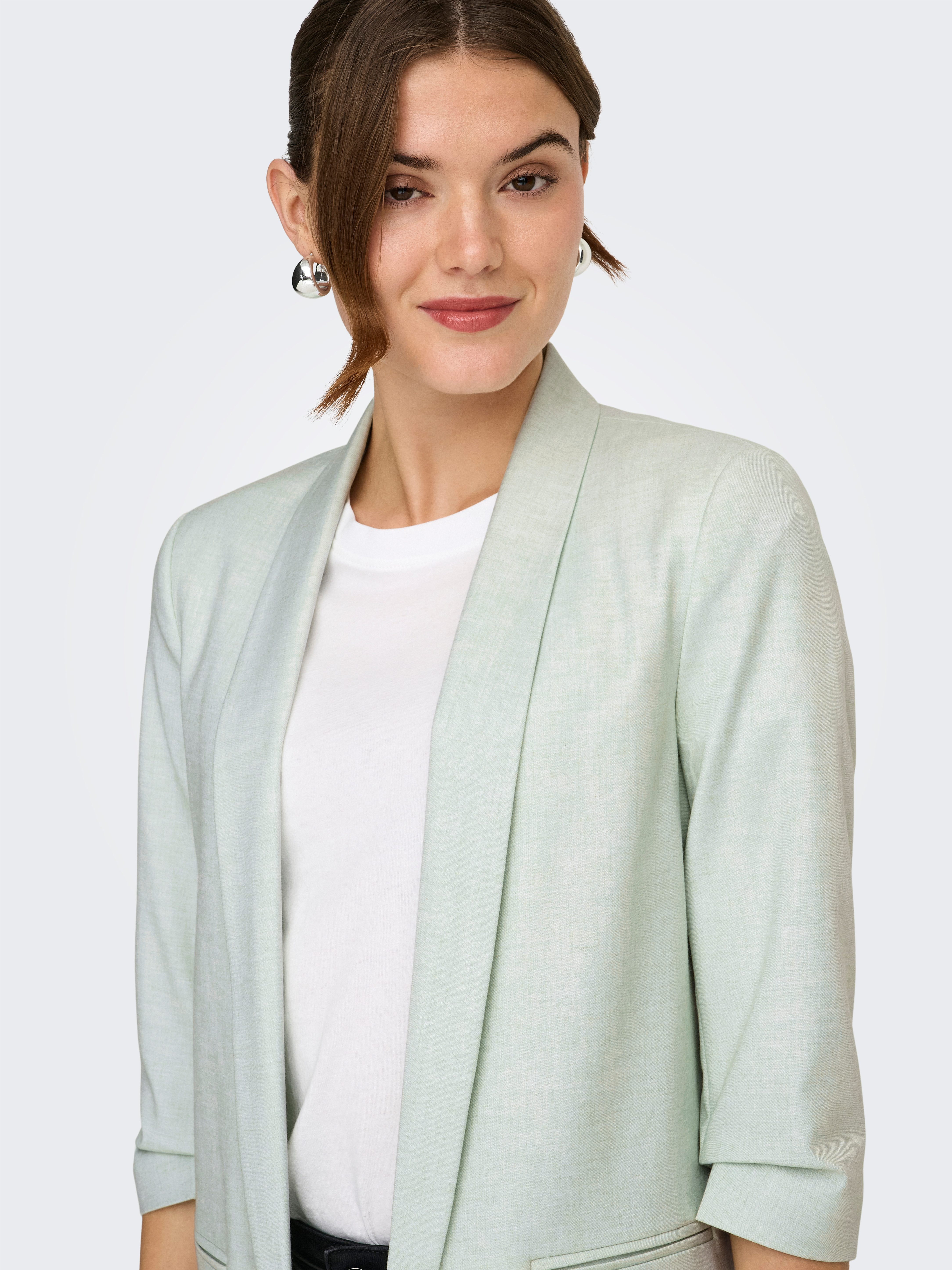 ONLY Kurzblazer ONLELLY 3/4 LIFE BLAZER TLR NOOS Materialmix, regular fit