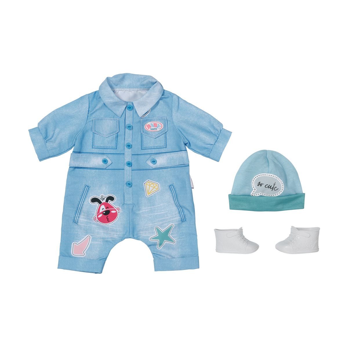 Baby Born Puppenkleidung Zapf Creation Puppenkleidung BABY born Deluxe Jeansoverall 43cm