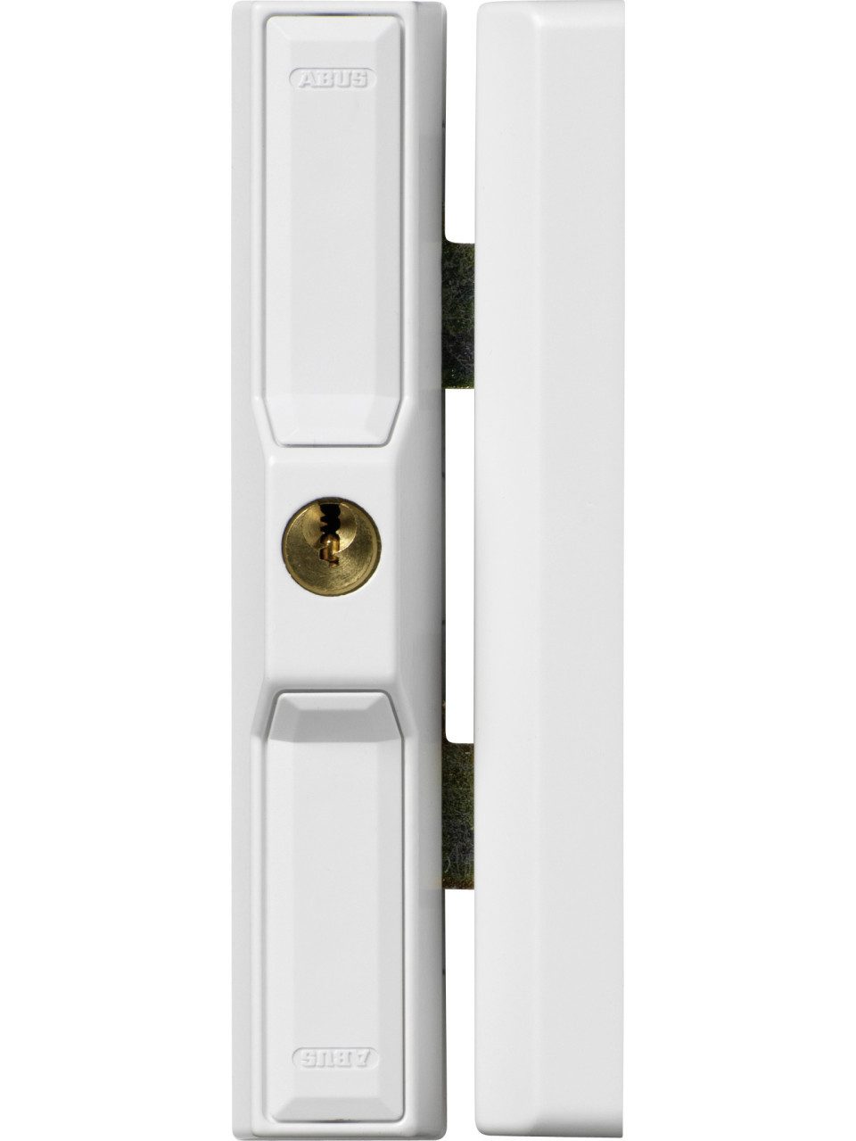 ABUS Fensterschloss Abus Scharniersicherung abschließbar weiß