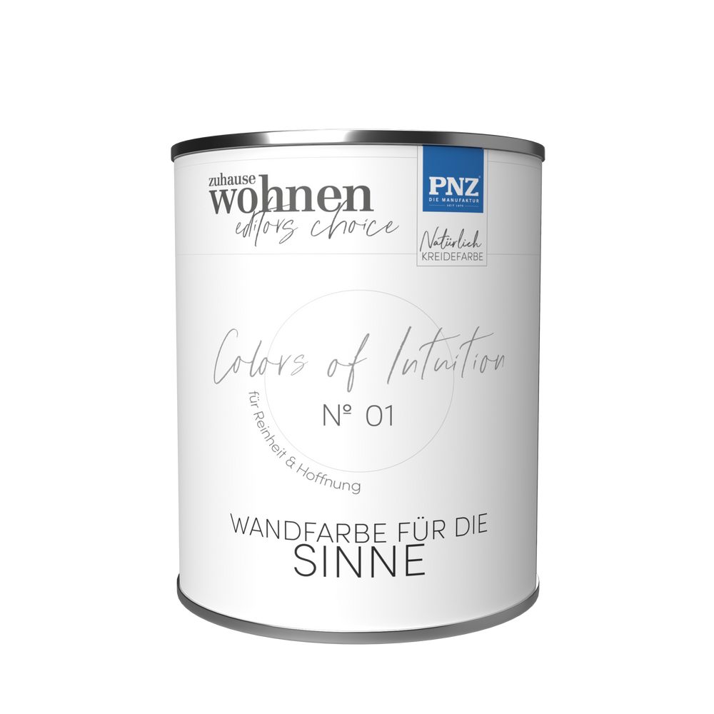 PNZ - Die Manufaktur Wandfarbe COLORS OF INTUITION, hochdeckend, reine Silikatfarbe, deckend