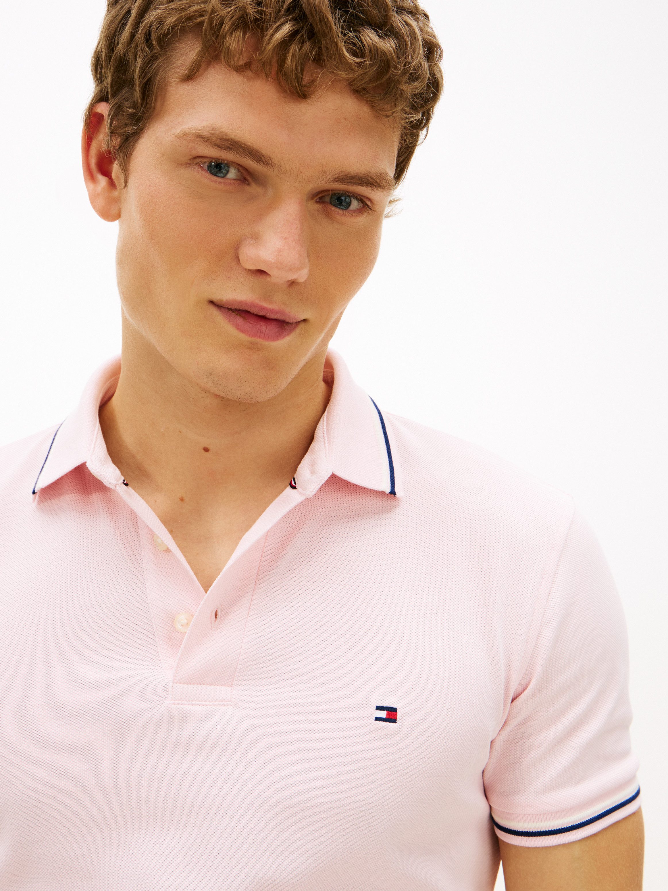 Tommy Hilfiger Poloshirt TOMMY TIPPED SLIM POLO
