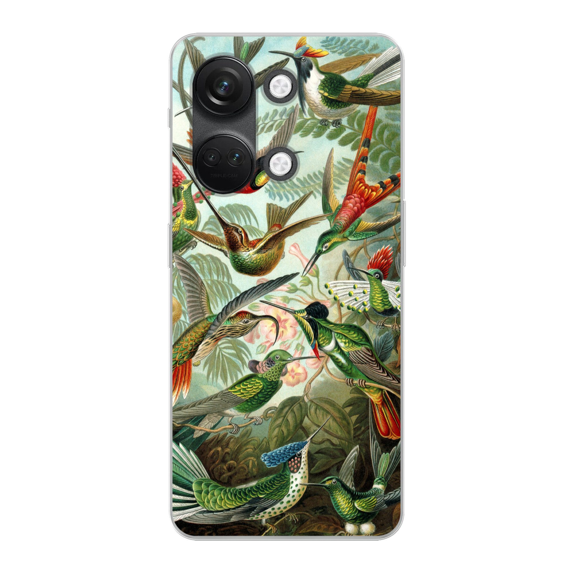 MuchoWow Handyhülle für OnePlus Nord 3 Trochilidae - Alte Meister - Kunst, Phone Case, Silikon, Schutzhülle Dünn