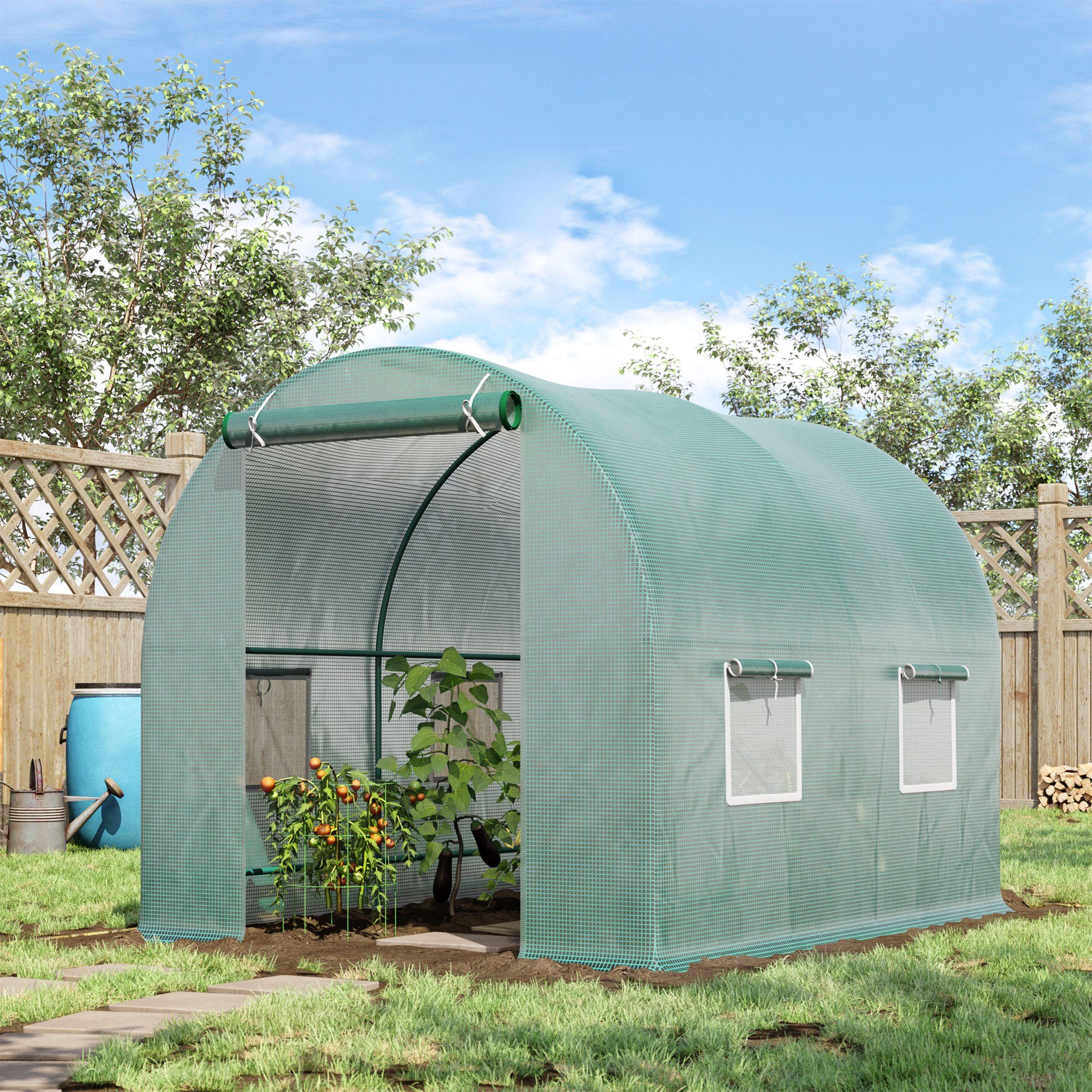 MC Star Foliengewächshaus Tomatengewächshaus Treibhaus Folientunnel günstig online kaufen