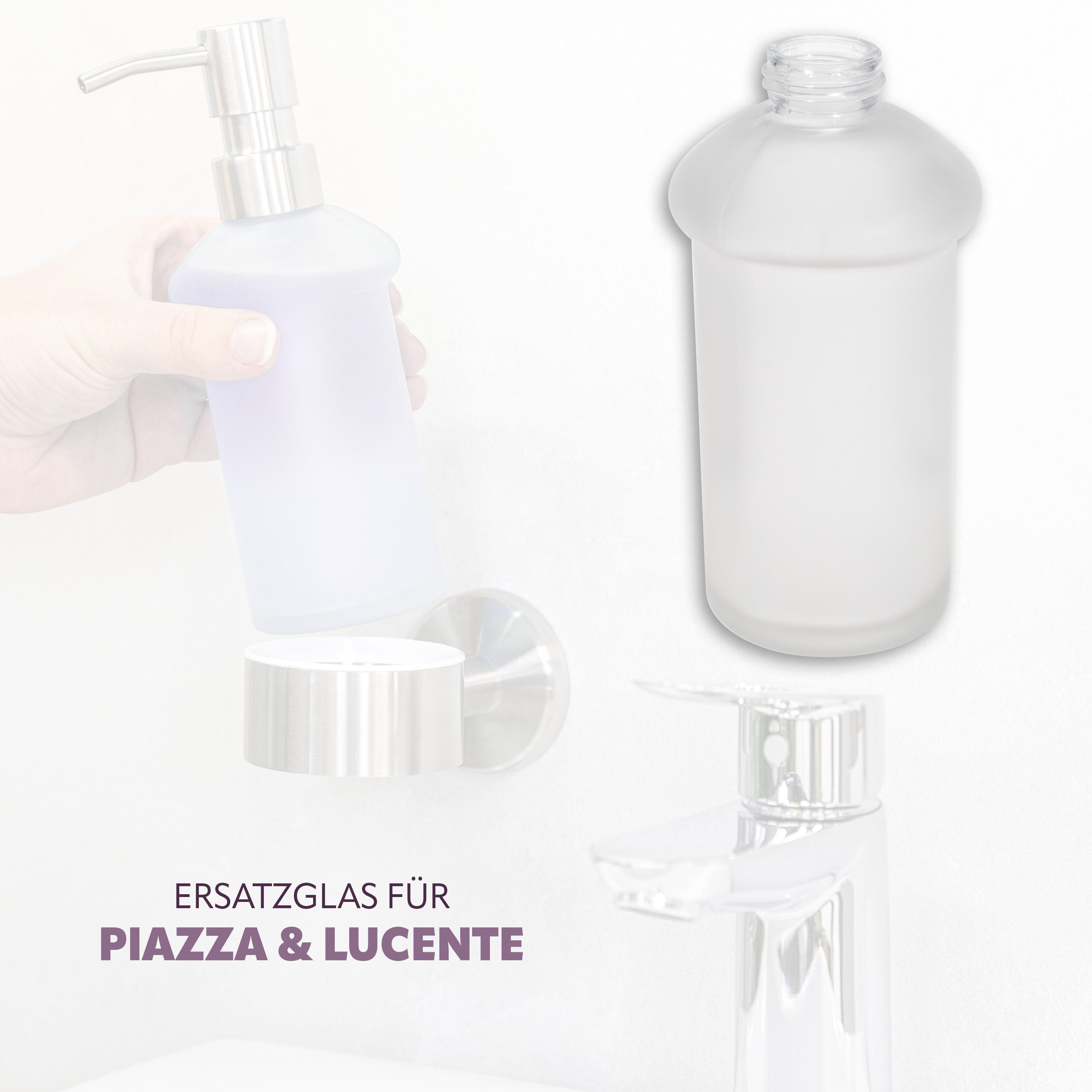 bremermann Seifenspender Bad-Serie PIAZZA & LUCENTE - Ersatz-Seifenspenderg günstig online kaufen