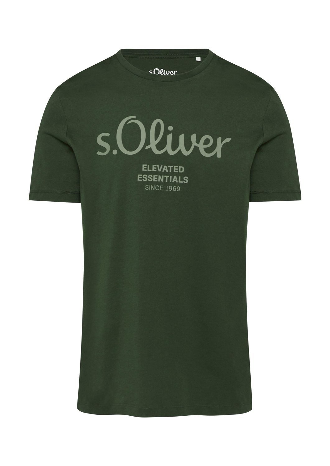 s.Oliver T-Shirt mit Logo-Print Rundhals, kurzarm – Bild 5 von 5
