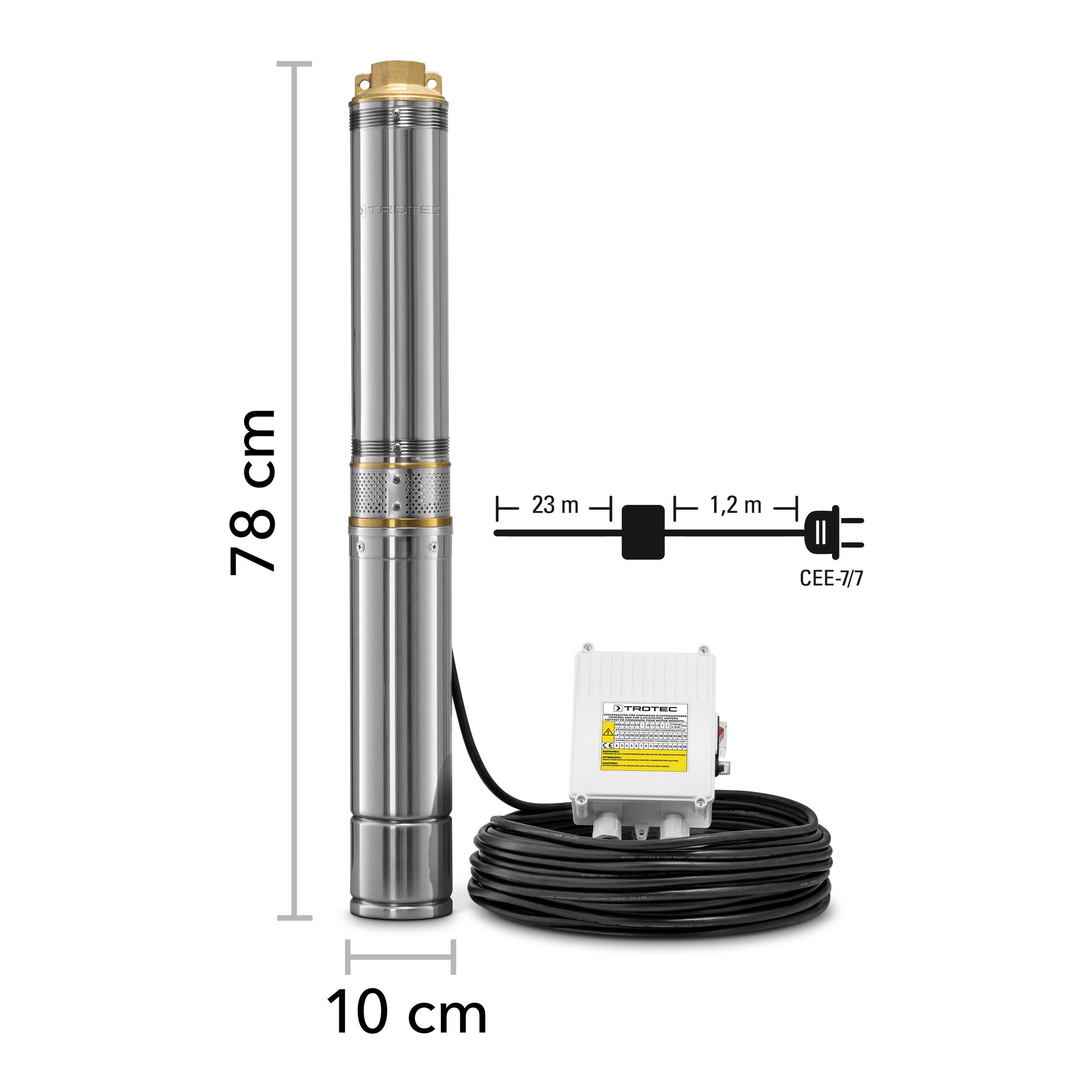 TROTEC Tiefbrunnenpumpe TDP 5500 E günstig online kaufen