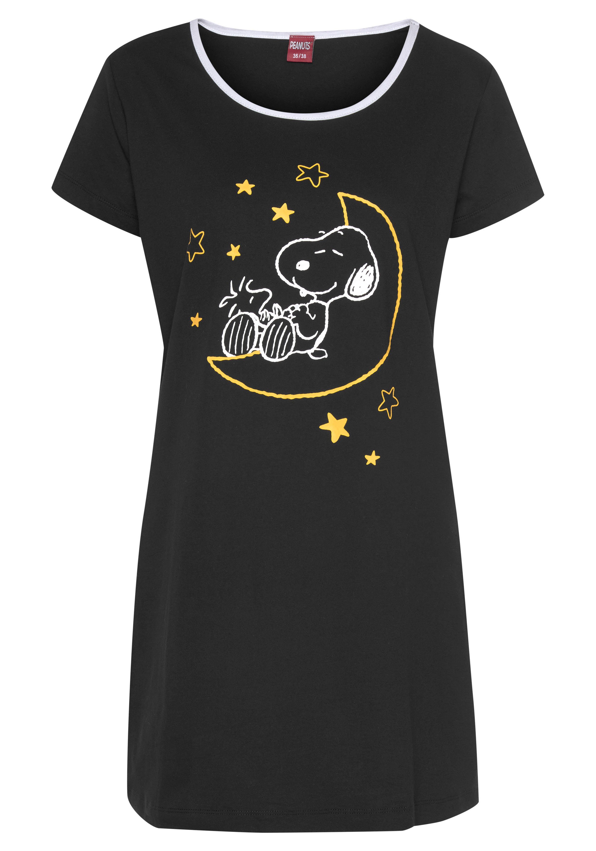 Snoopy Druckmotiv Sleepshirt mit PEANUTS