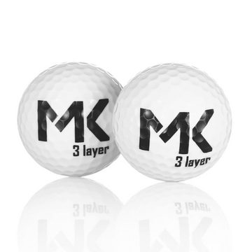 MK Golf Golfball MK Golf Golfbälle 2-lagig Long Range - 12 Stück - 42.7mm - 45.7g