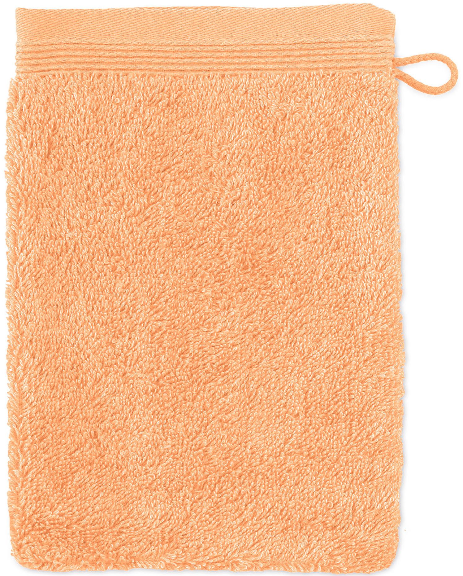 Möve Waschhandschuh Superwuschel, (Set, 3-St), Waschhandschuh Set mit Bordüre, 100% Premium Cotton Baumwolle, weich