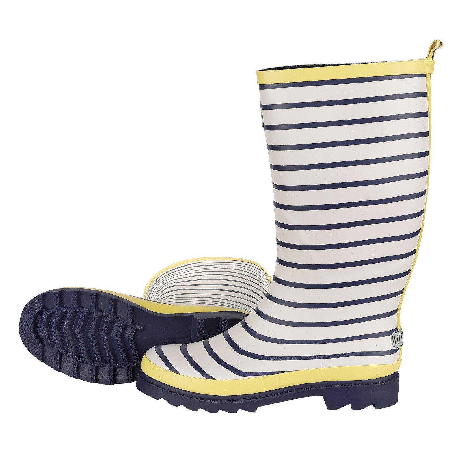 Leitfeuer Gummistiefel Damen Regenstiefel gestreift - Stiefel mit Streifen  Ringeldesign Maritim online kaufen | OTTO