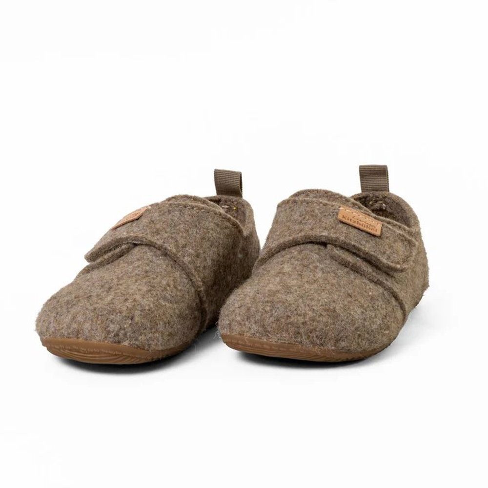 Living Kitzbühel Franzi Filz Unifarben Kids amaretto braun Kinder (31-35) Hausschuh