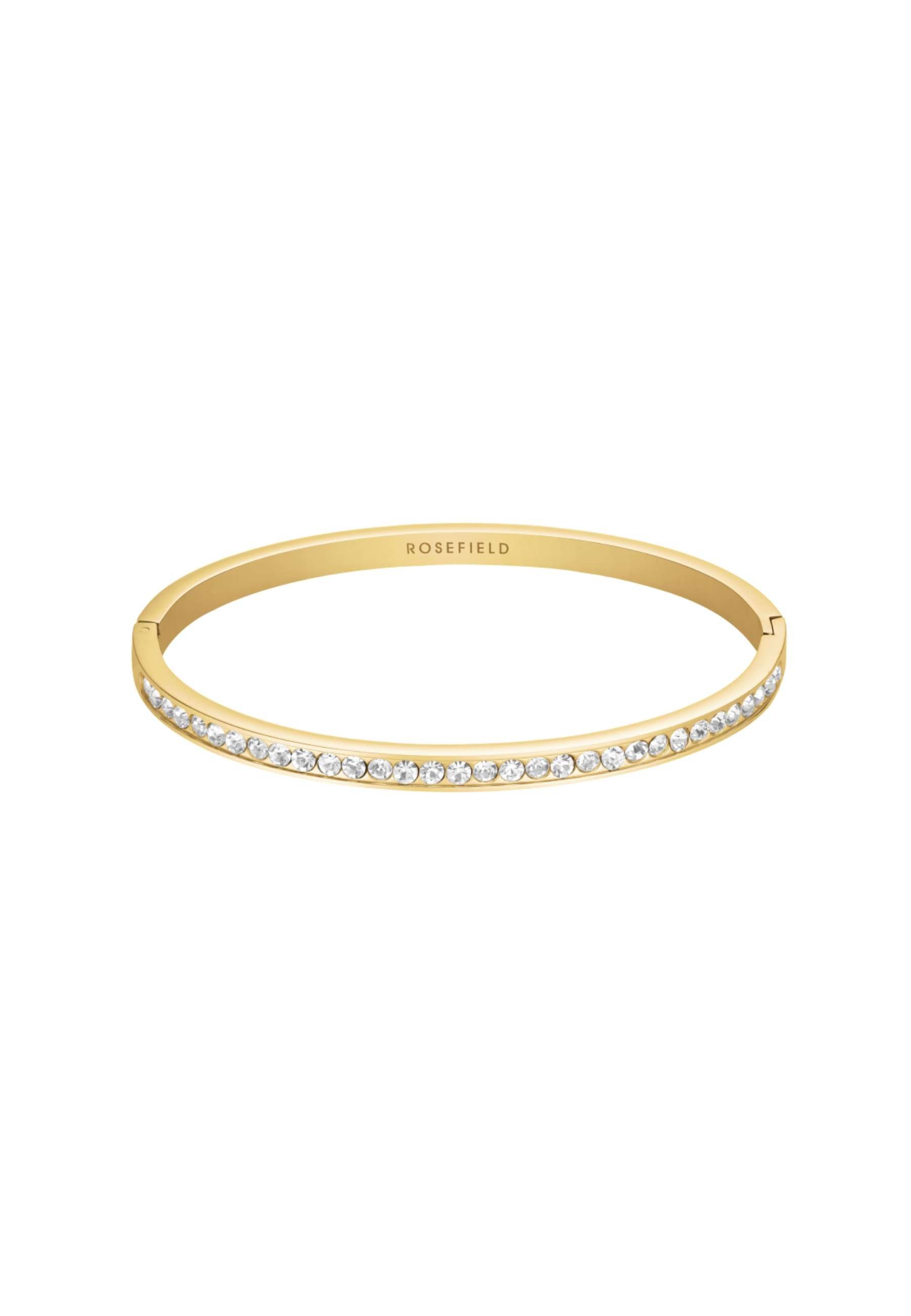 ROSEFIELD Armband ROSEFIELD Damenschmuck Starres Armband mit Kristallen Goldfarben