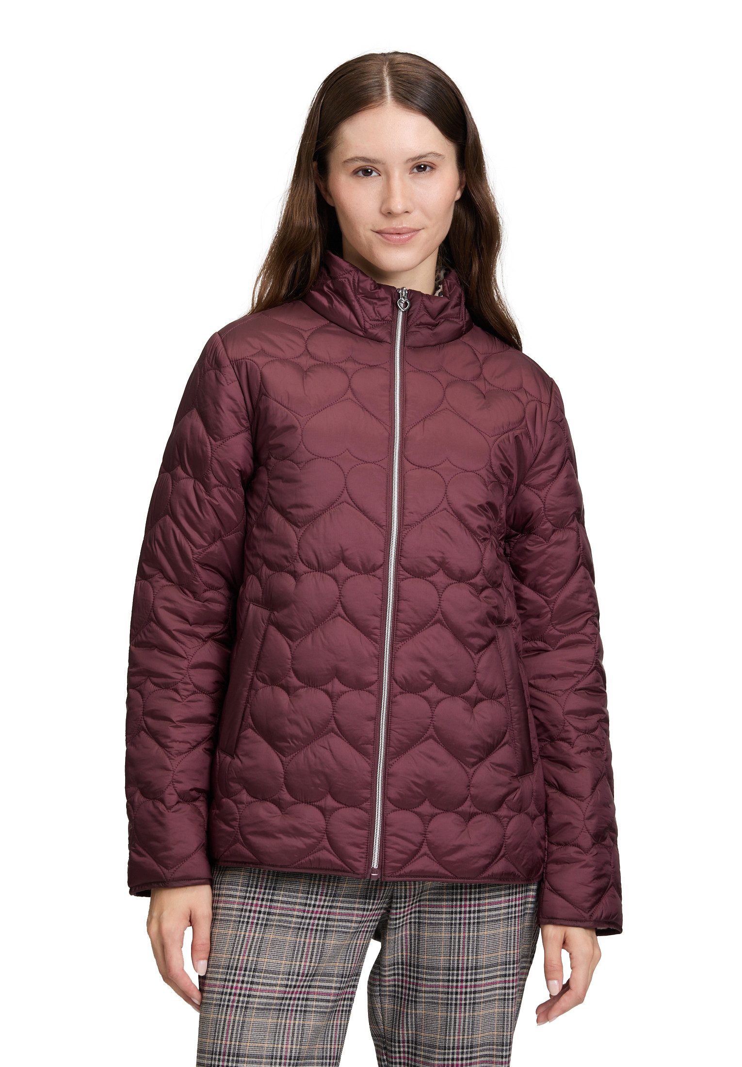 Cartoon Outdoorjacke Damen Outdoorjacke mit Steppungen günstig online kaufen