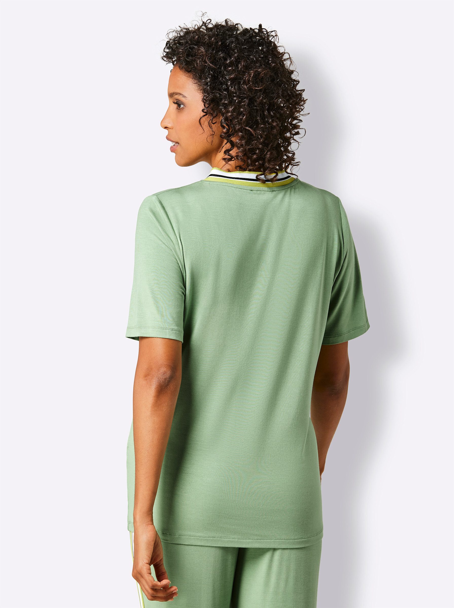 creation L T-Shirt Modal-Shirt Kurzarm