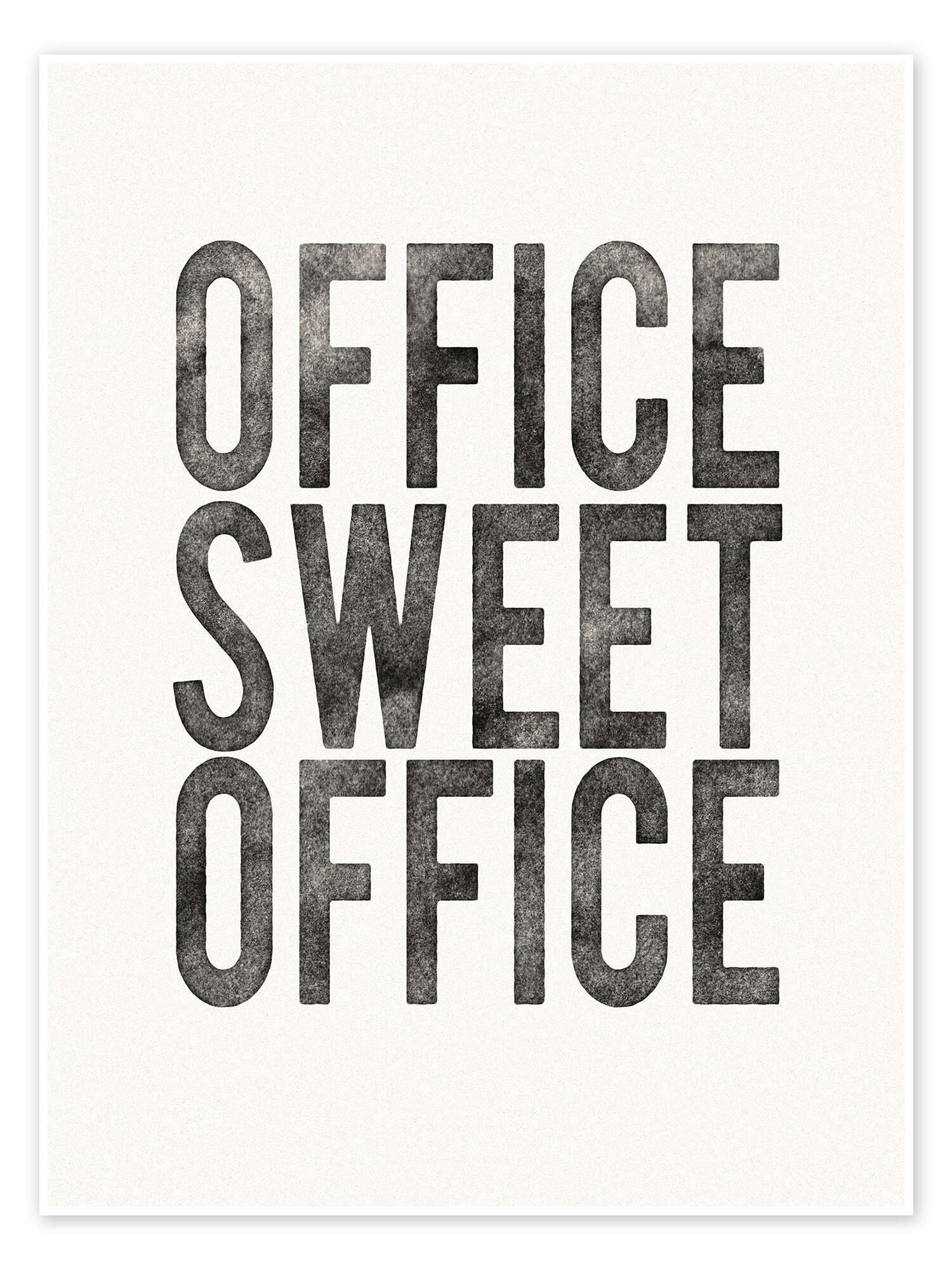 Posterlounge Wandbild Office Sweet Office, Wild Apple Portfolio, erhältlich als Poster, Leinwandbild, Wandsticker oder Acrylglasbild