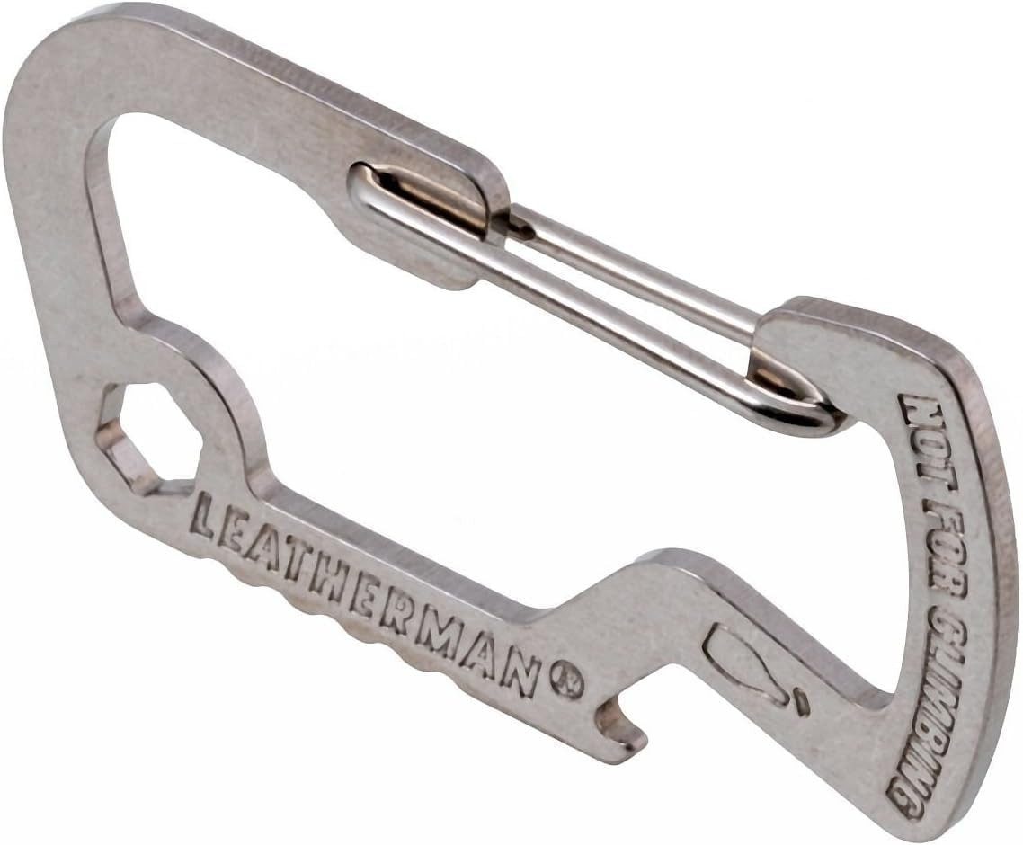 Leatherman Karabiner Leatherman Karabinerhaken Zubehör - mit Flaschenöffner - Edelstahl