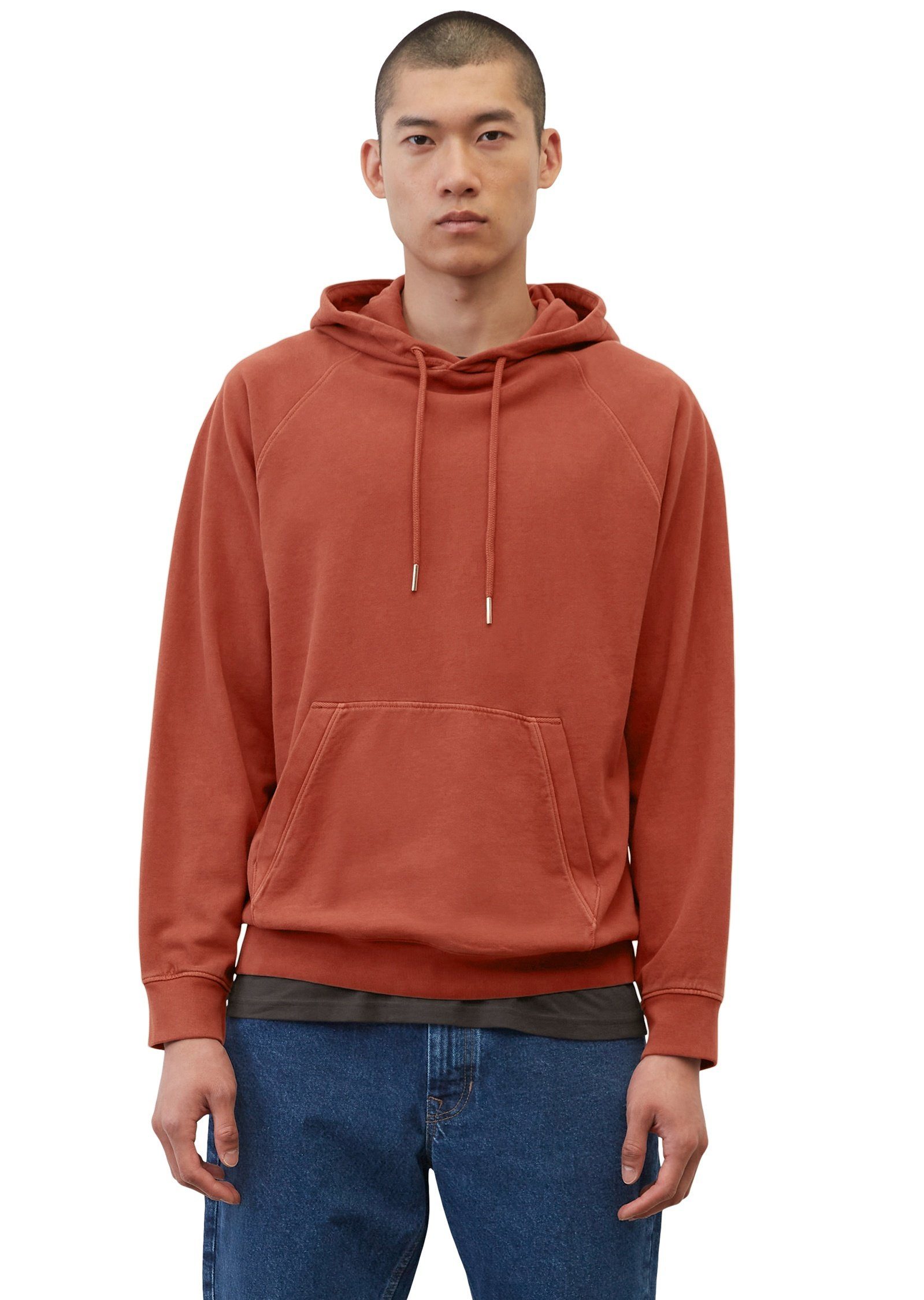 Marc O'Polo Sweatshirt aus softer Bio-Baumwolle rot