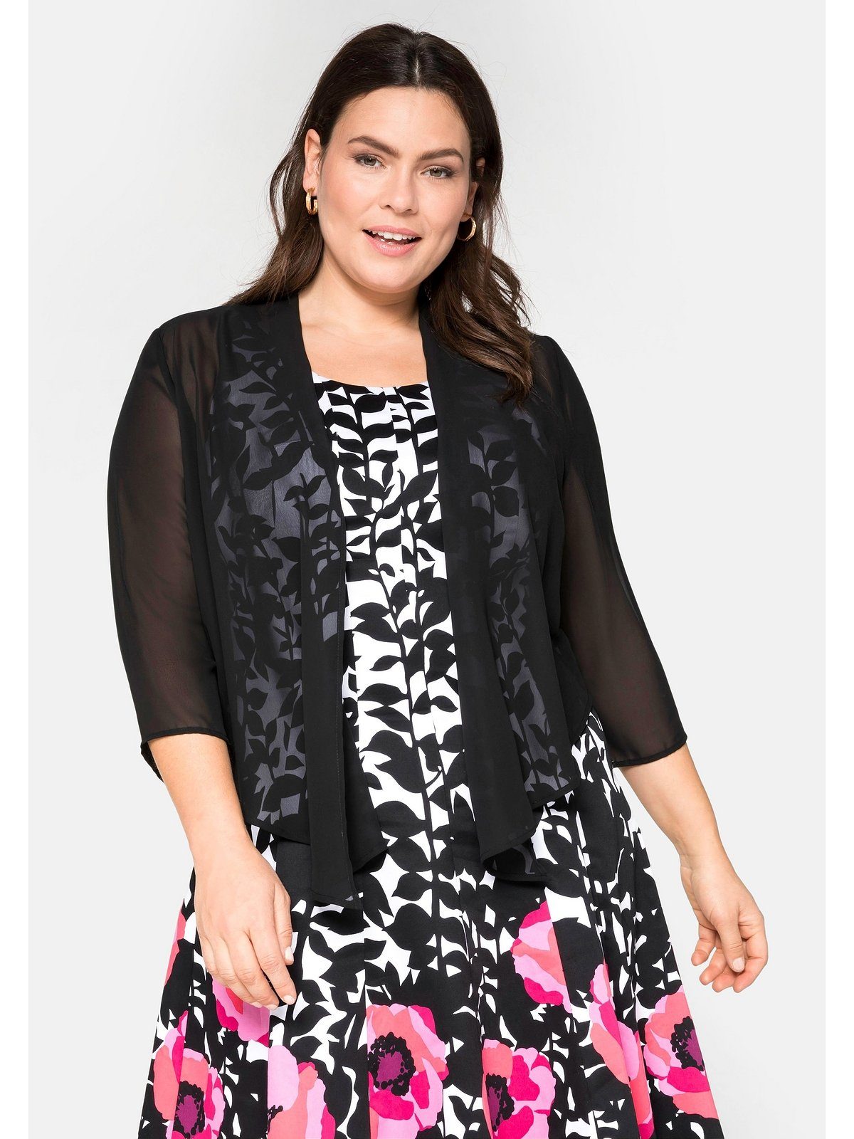 Sheego Bolerojacke Große Größen aus Chiffon günstig online kaufen