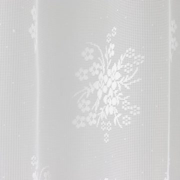 Scheibengardine Bistrogardinen Set Scheibengardinen Küchengardinen 2336 30, 50 x 160 cm Weiß, EXPERIENCE, Stangendurchzug (2 St), halbtransparent, Wirkware, Set