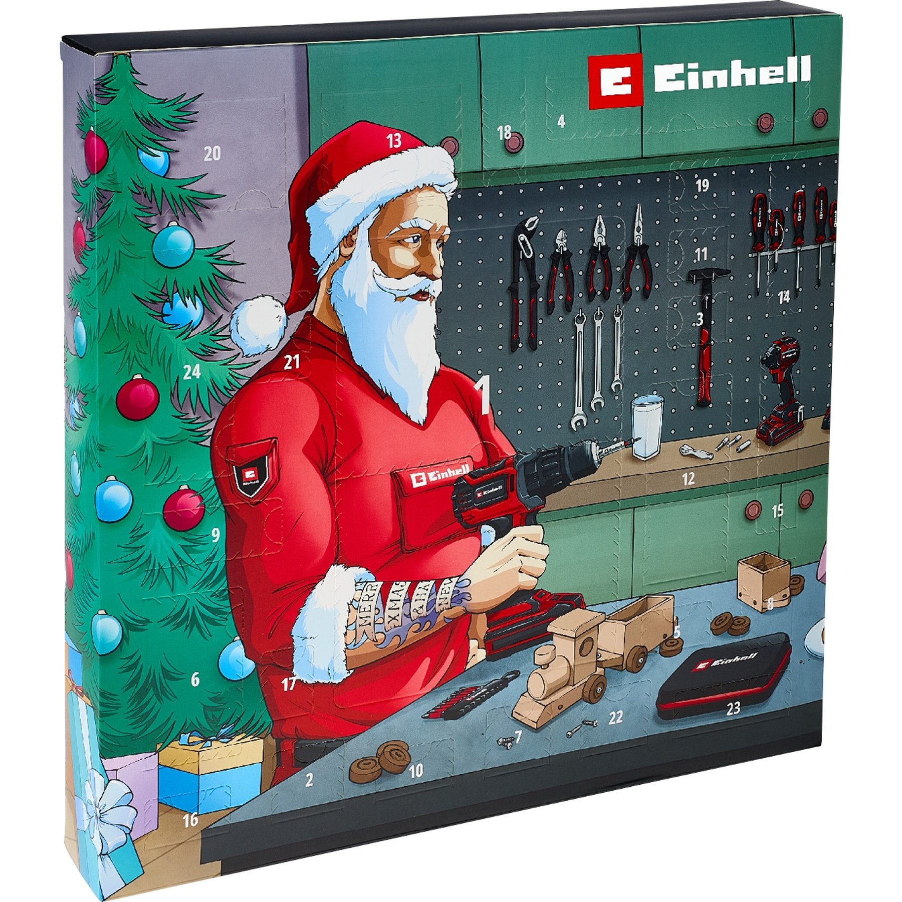Einhell Adventskalender EINHELL Adventskalender 2025, 370260, 42-teilig