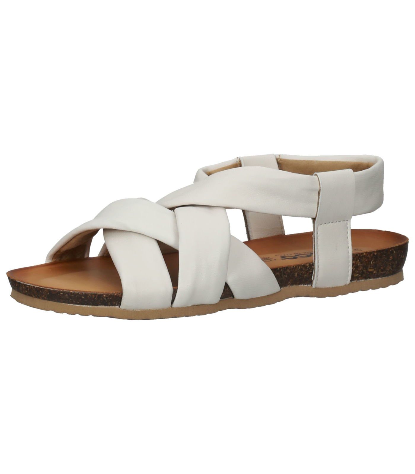 IGI & CO Sandalen Leder Riemchensandalette Weiß | Sandaletten