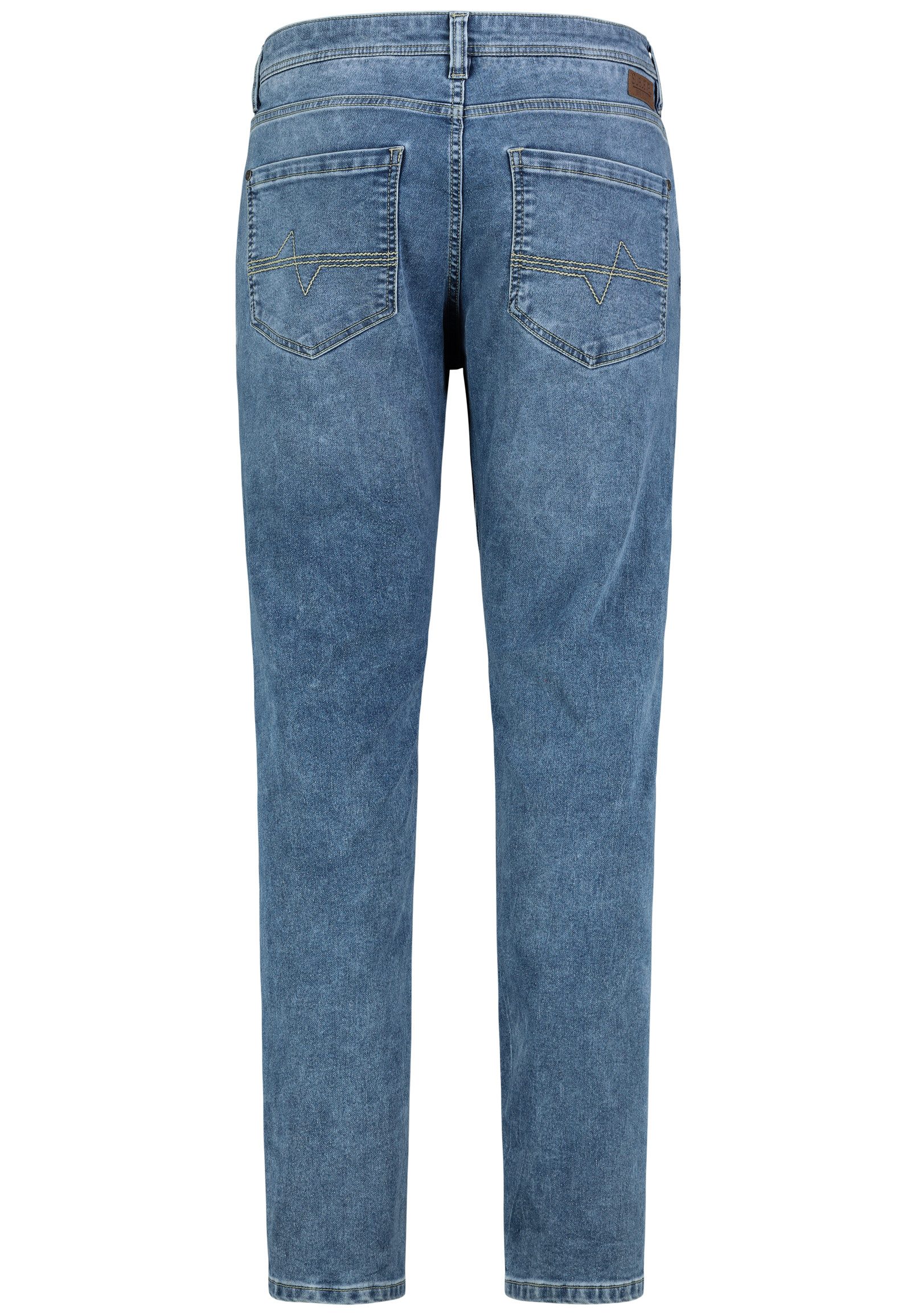 SUBLEVEL Regular-fit-Jeans Jeans im 5-Pocket-Style mit Reißverschluss Denim Jeans