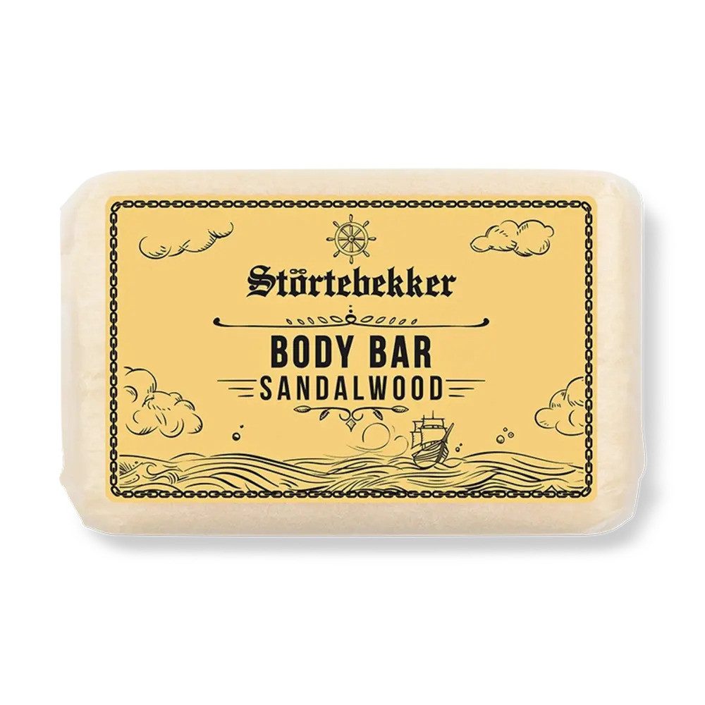 Störtebekker Feste Duschseife Body Bar (120 g) + Soap Box XL Duschset, mit Shea-Butter für Extra-Pflege