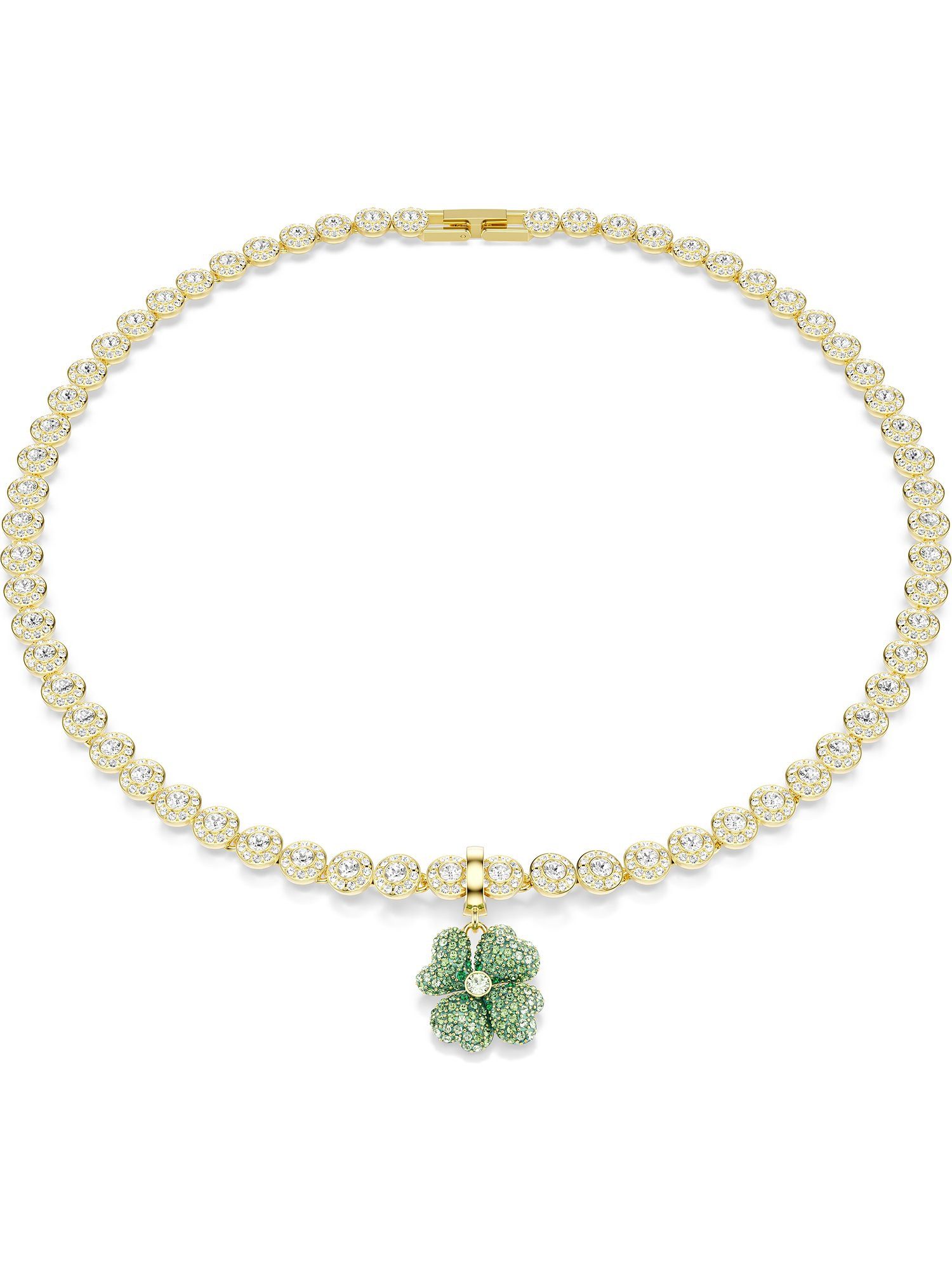 Swarovski Kettenanhänger Swarovski Damen-Charm Metall Swarovski-Kristall