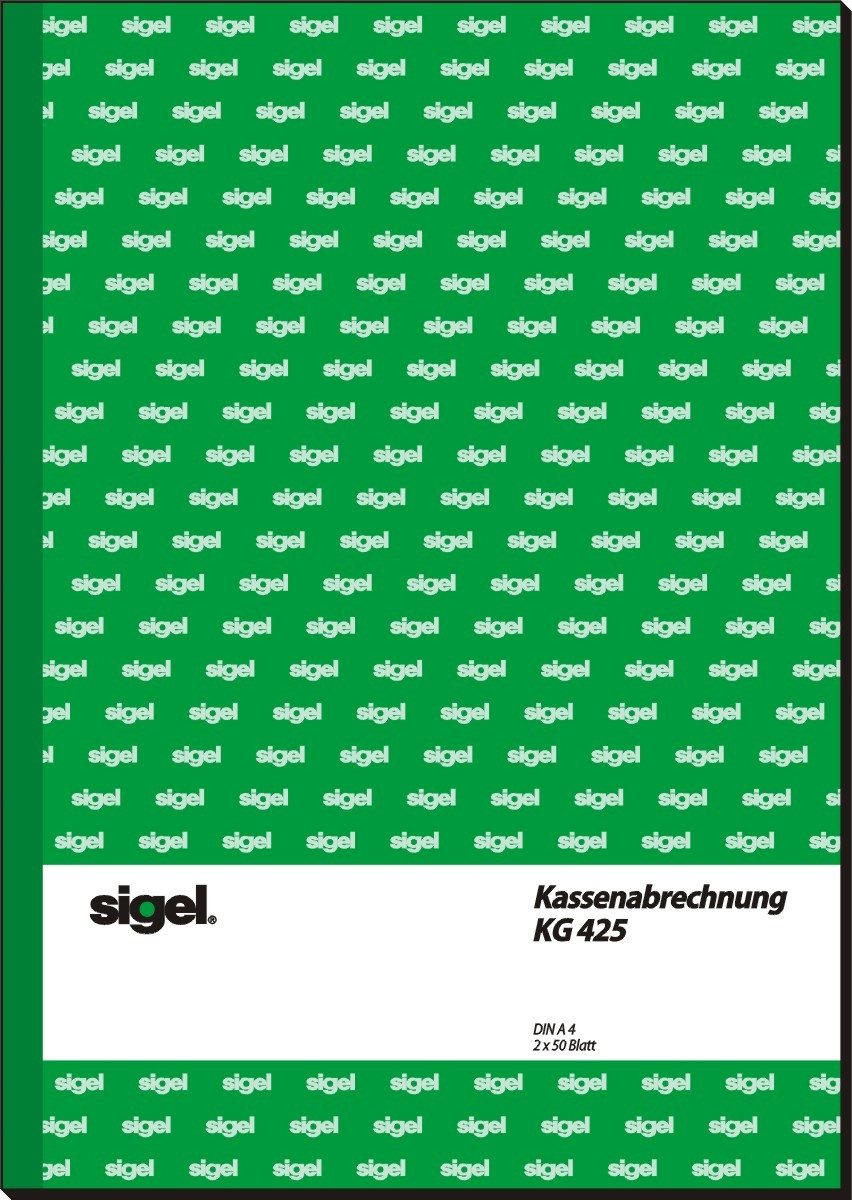 Formularblock Formularbuch Kassenabrechnung A4 VE=2x50 Blatt