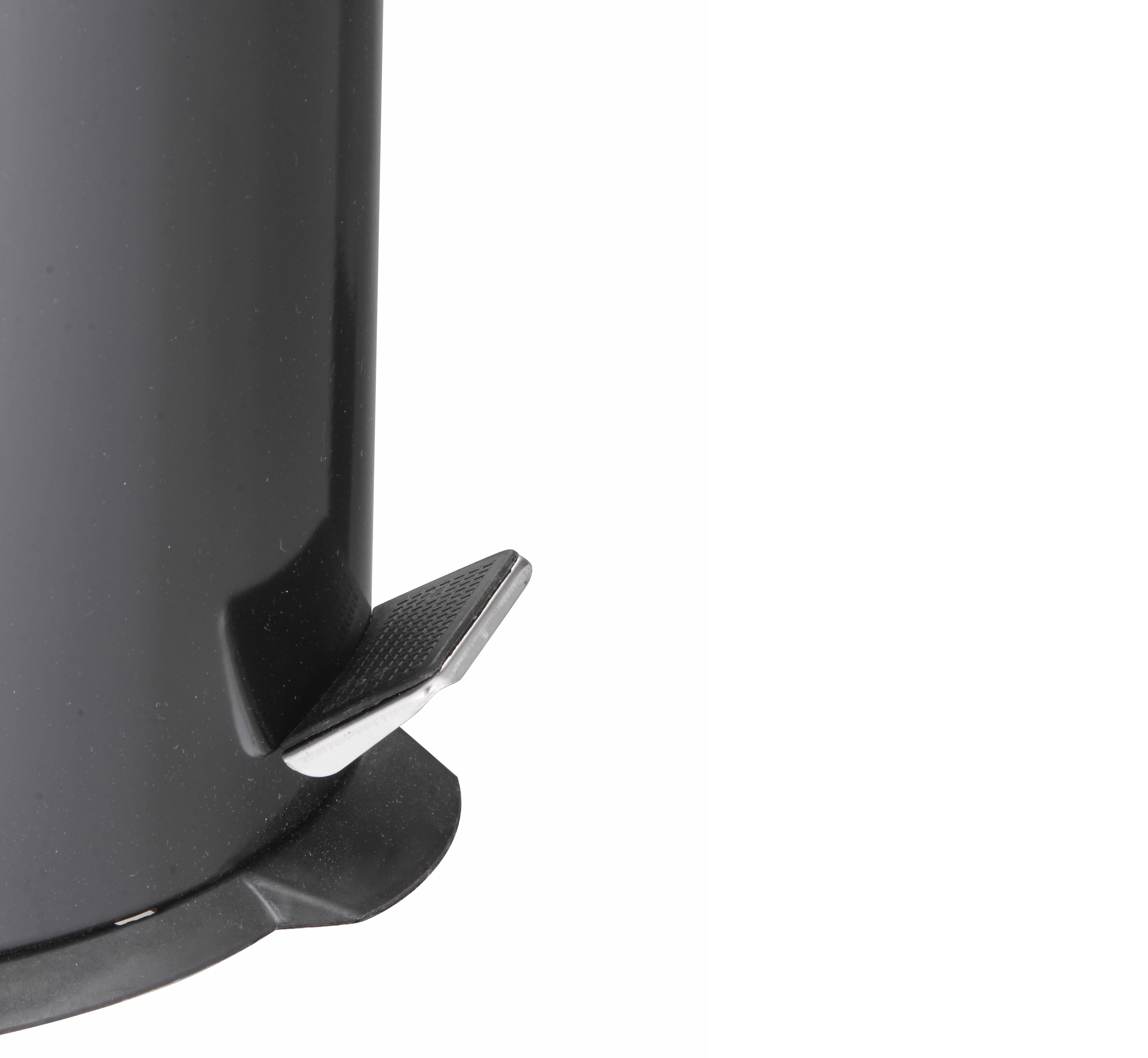 Ribelli Mülltrennsystem Mülleimer, 30 L, schwarz, Ø 30 x 69,5 cm