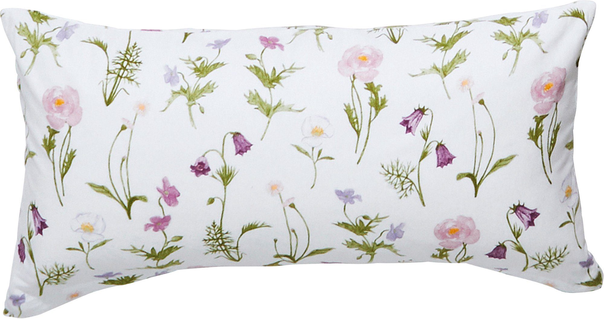 Erwin Müller Kissenbezüge Kissenbezug, Flanell Blumen